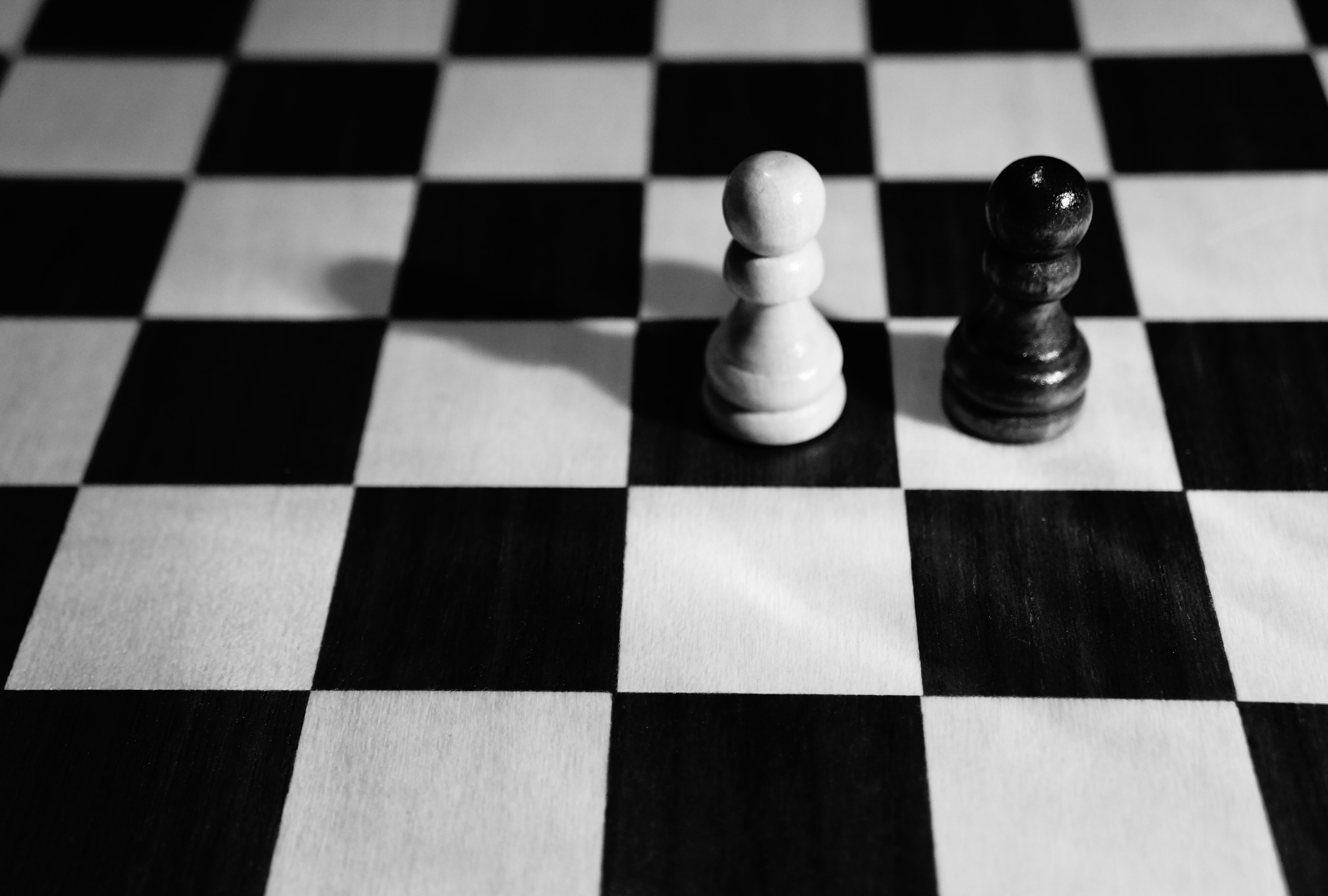 Free download wallpaper Chess, Game, Black & White on your PC desktop