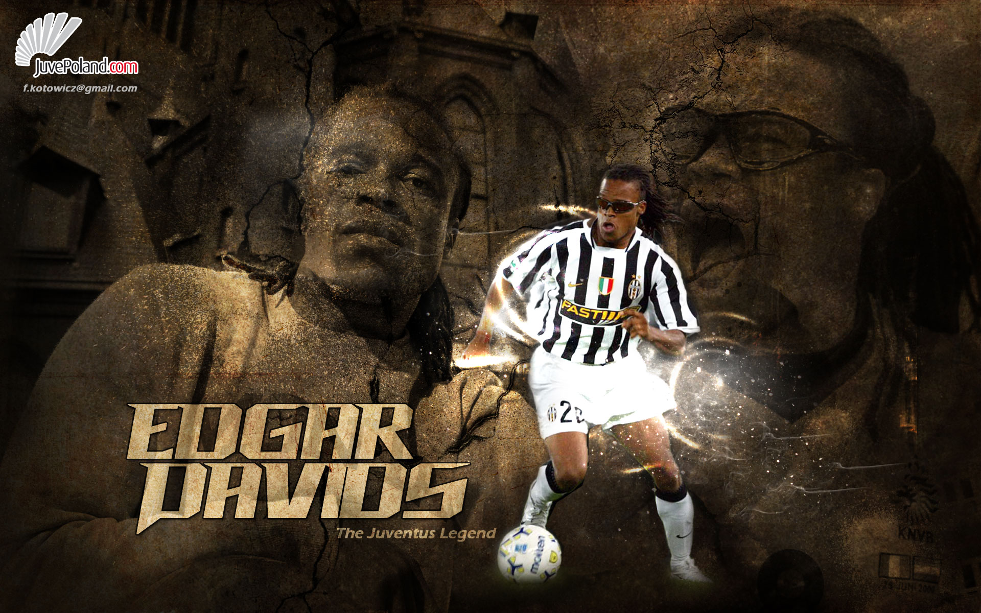Handy-Wallpaper Sport, Fußball, Juventus Turin, Edgar Davids kostenlos herunterladen.