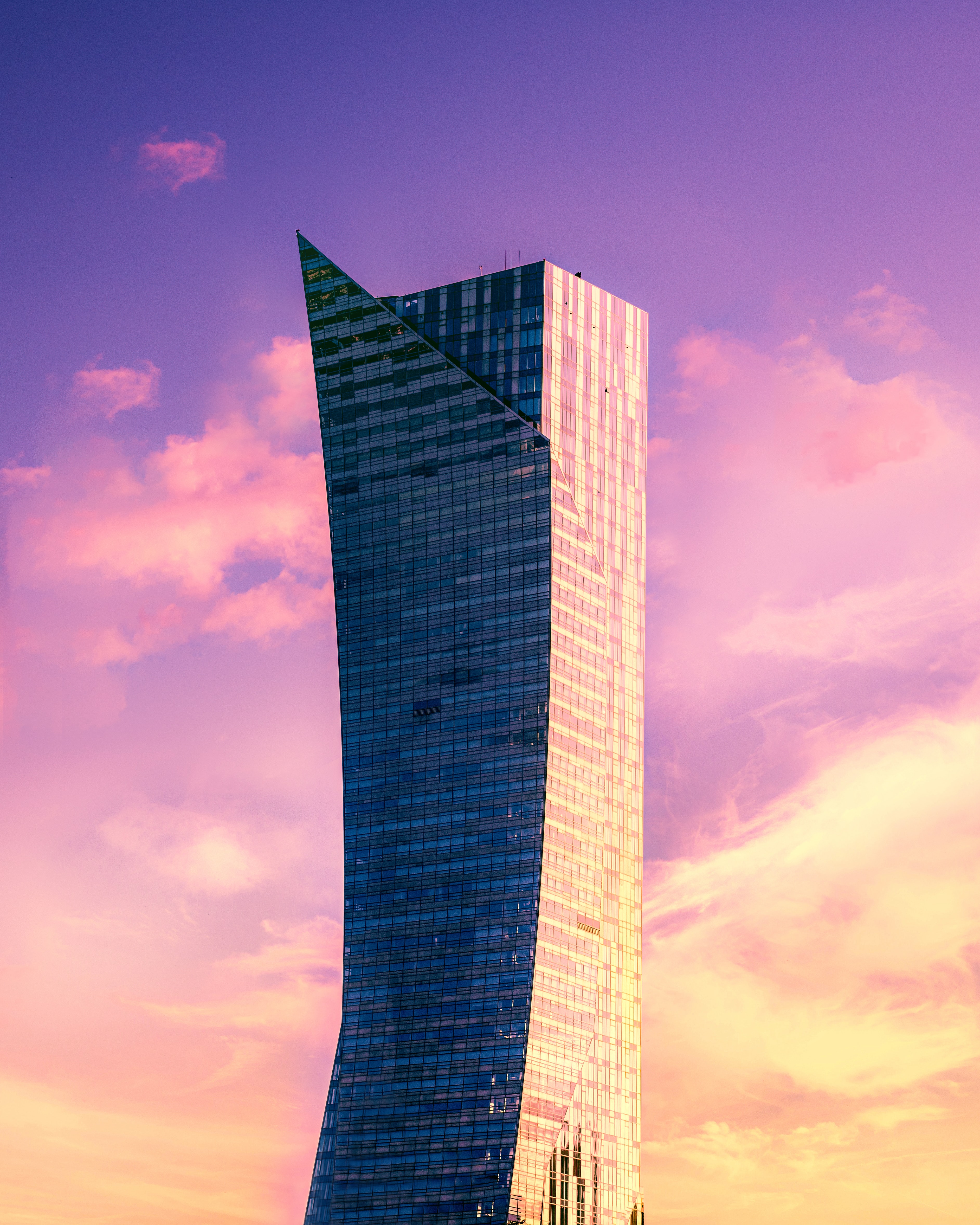 Download mobile wallpaper Building, Sky, Architecture, Skyscraper, Minimalism for free.