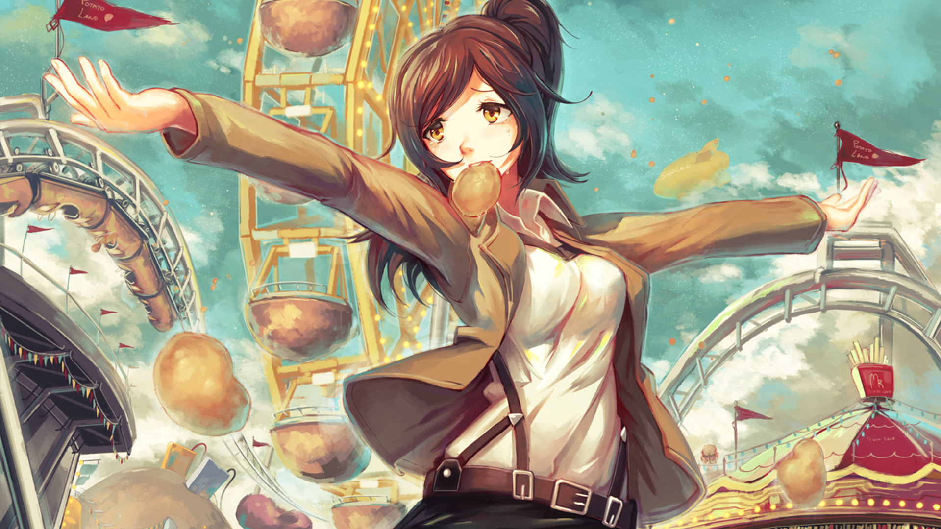 Download mobile wallpaper Anime, Attack On Titan, Sasha Blouse for free.