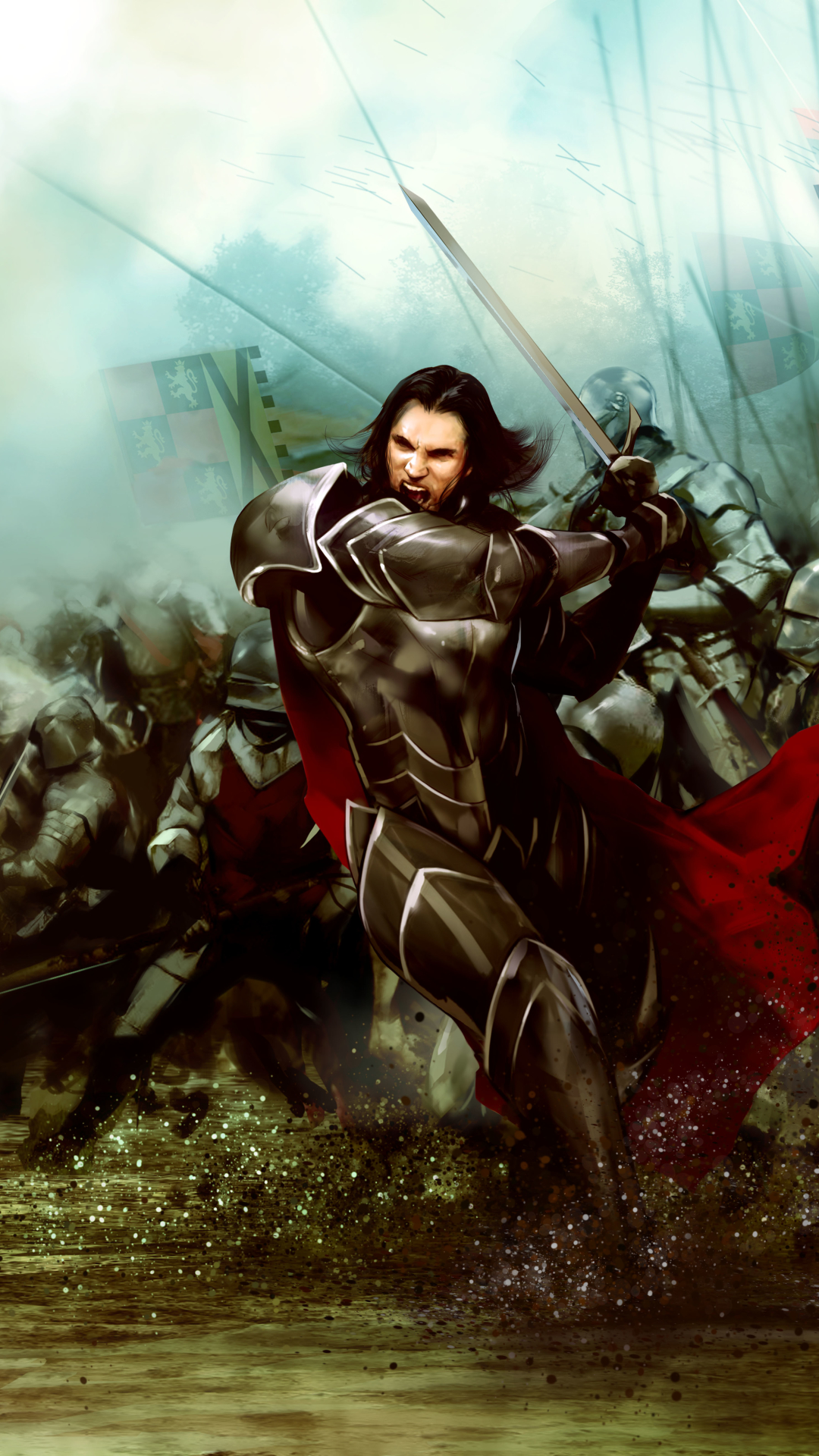 無料モバイル壁紙戦士, 騎士, 鎧, 剣, テレビゲーム, ブレードストーム：百年戦争をダウンロードします。
