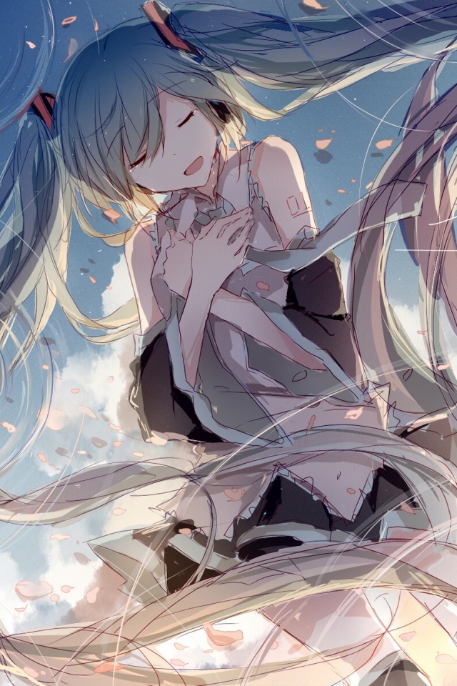 Download mobile wallpaper Music, Anime, Vocaloid, Hatsune Miku for free.