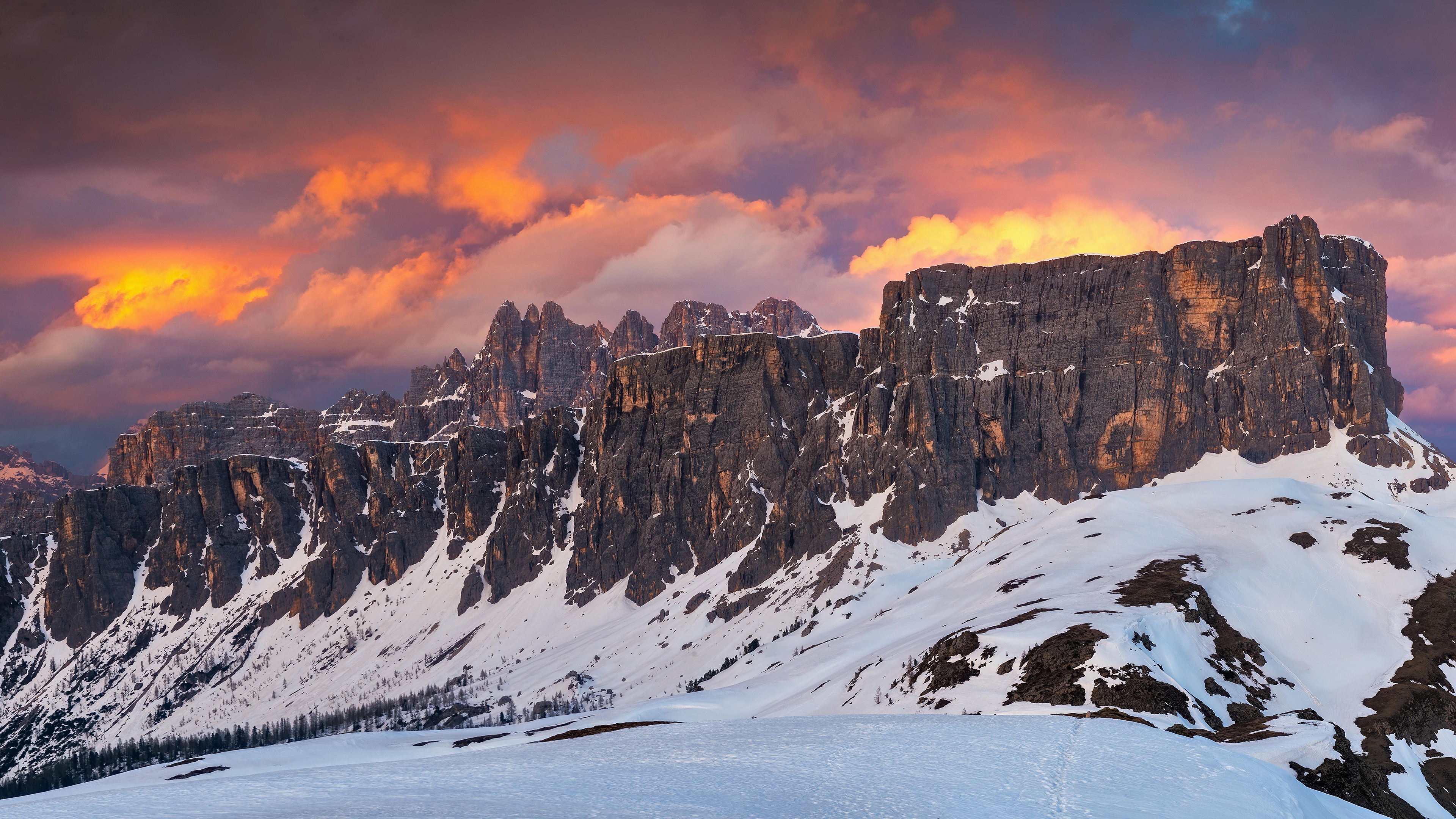 Descarga gratis la imagen Invierno, Montañas, Nieve, Montaña, Alpes, Tierra/naturaleza en el escritorio de tu PC