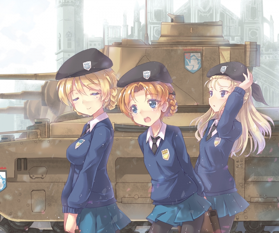 Baixe gratuitamente a imagem Anime, Girls Und Panzer na área de trabalho do seu PC