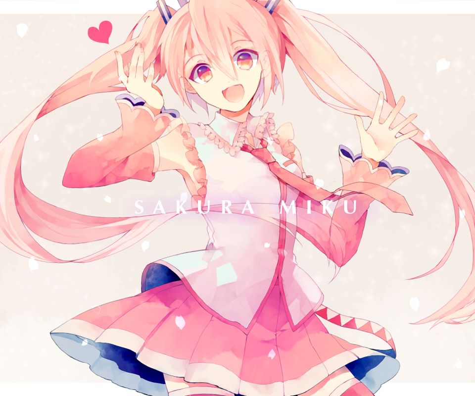 Descarga gratuita de fondo de pantalla para móvil de Vocaloid, Animado, Sakura Miku.