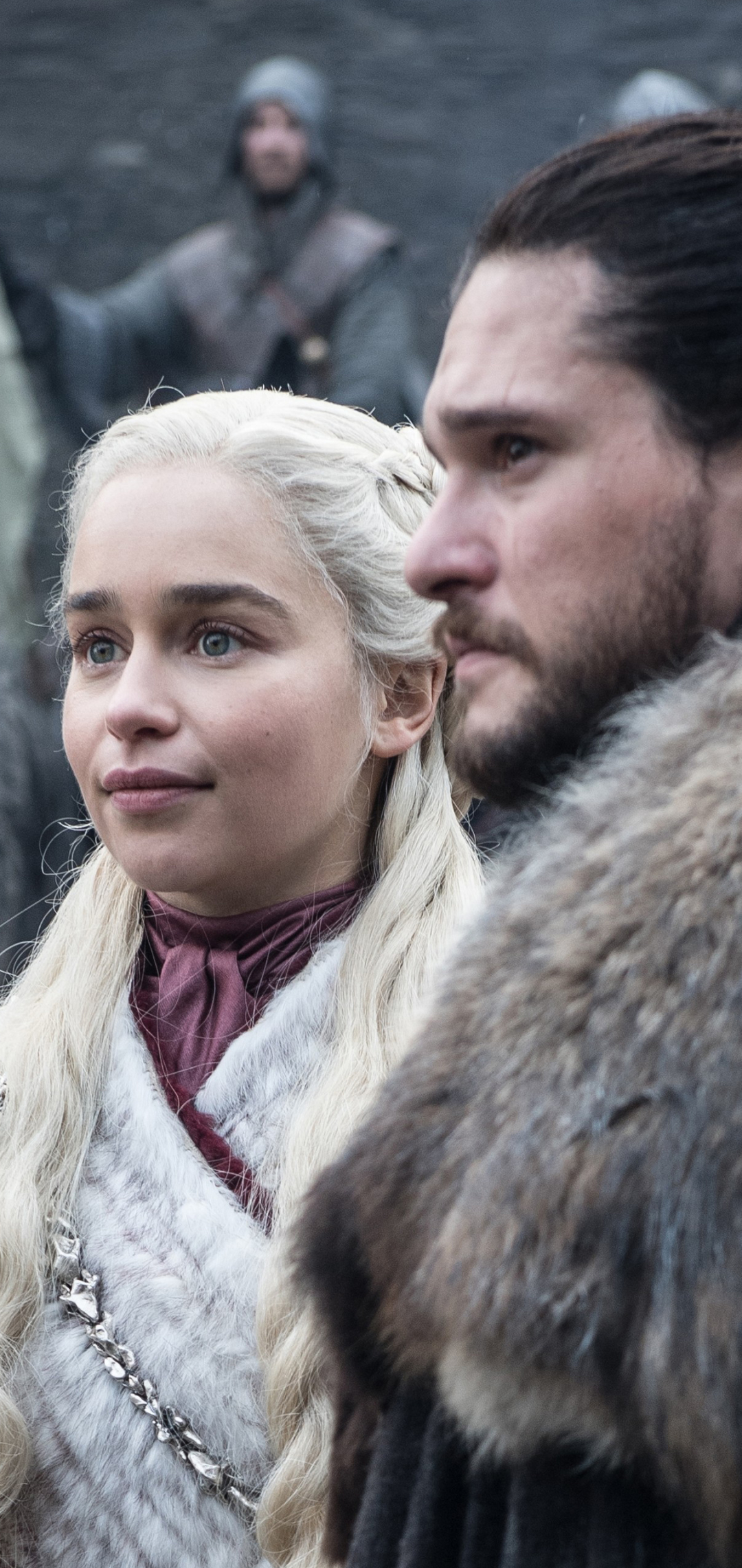 Téléchargez des papiers peints mobile Séries Tv, Kit Harington, Jon Snow, Le Trône De Fer : Game Of Thrones, Daenerys Targaryen, Emilia Clarke gratuitement.