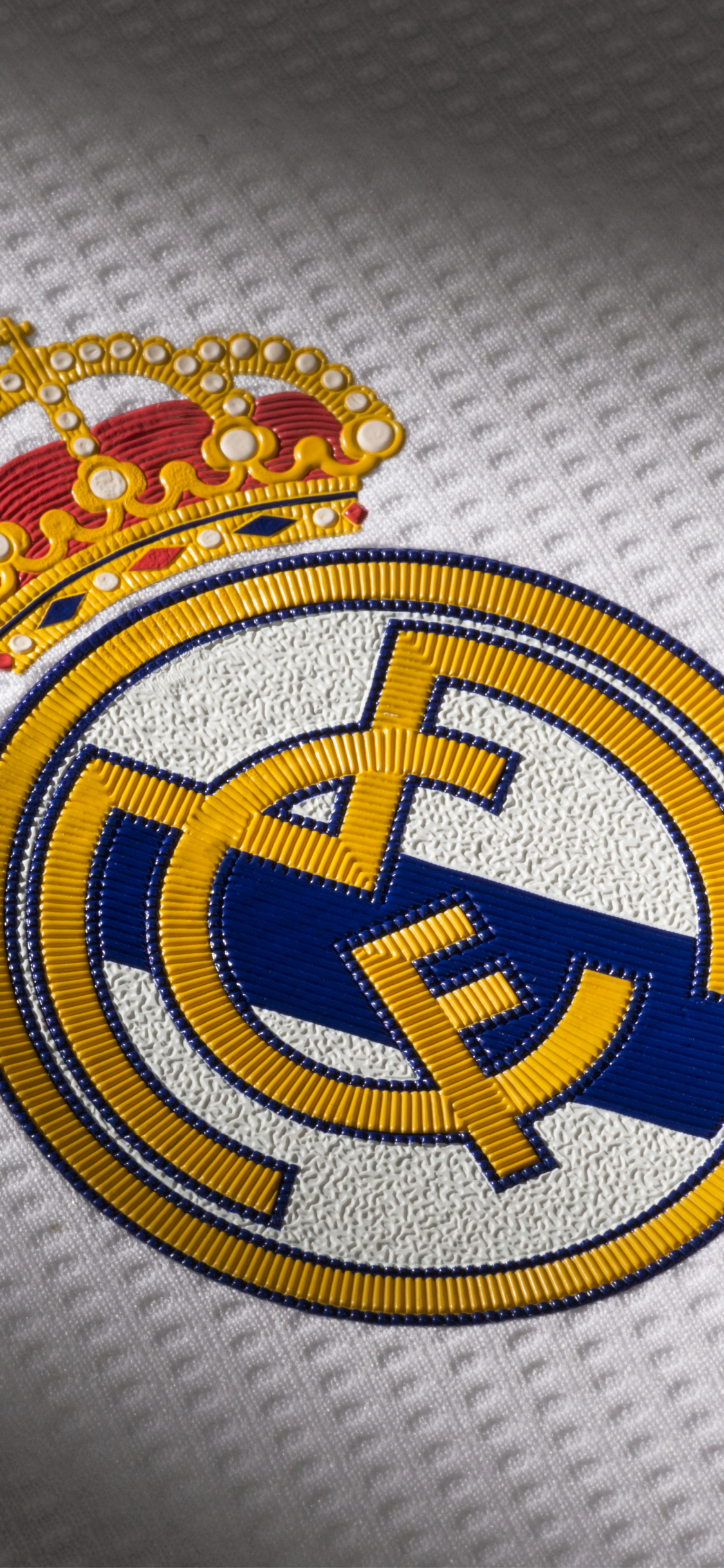 Скачати мобільні шпалери Спорт, Футбол, Логотип, Емблема, Реал Мадрид C F безкоштовно.