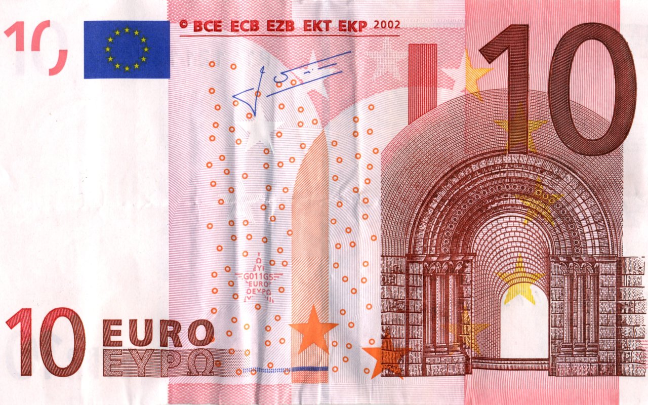 Популярні заставки і фони Євро на комп'ютер