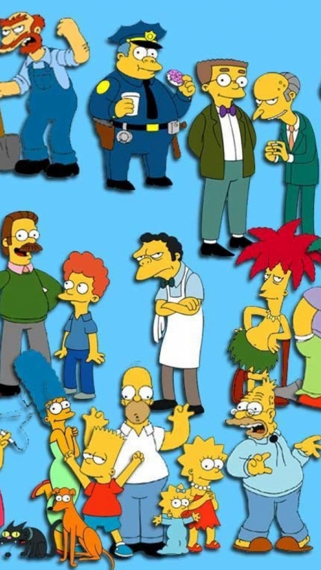 Handy-Wallpaper Die Simpsons, Fernsehserien kostenlos herunterladen.