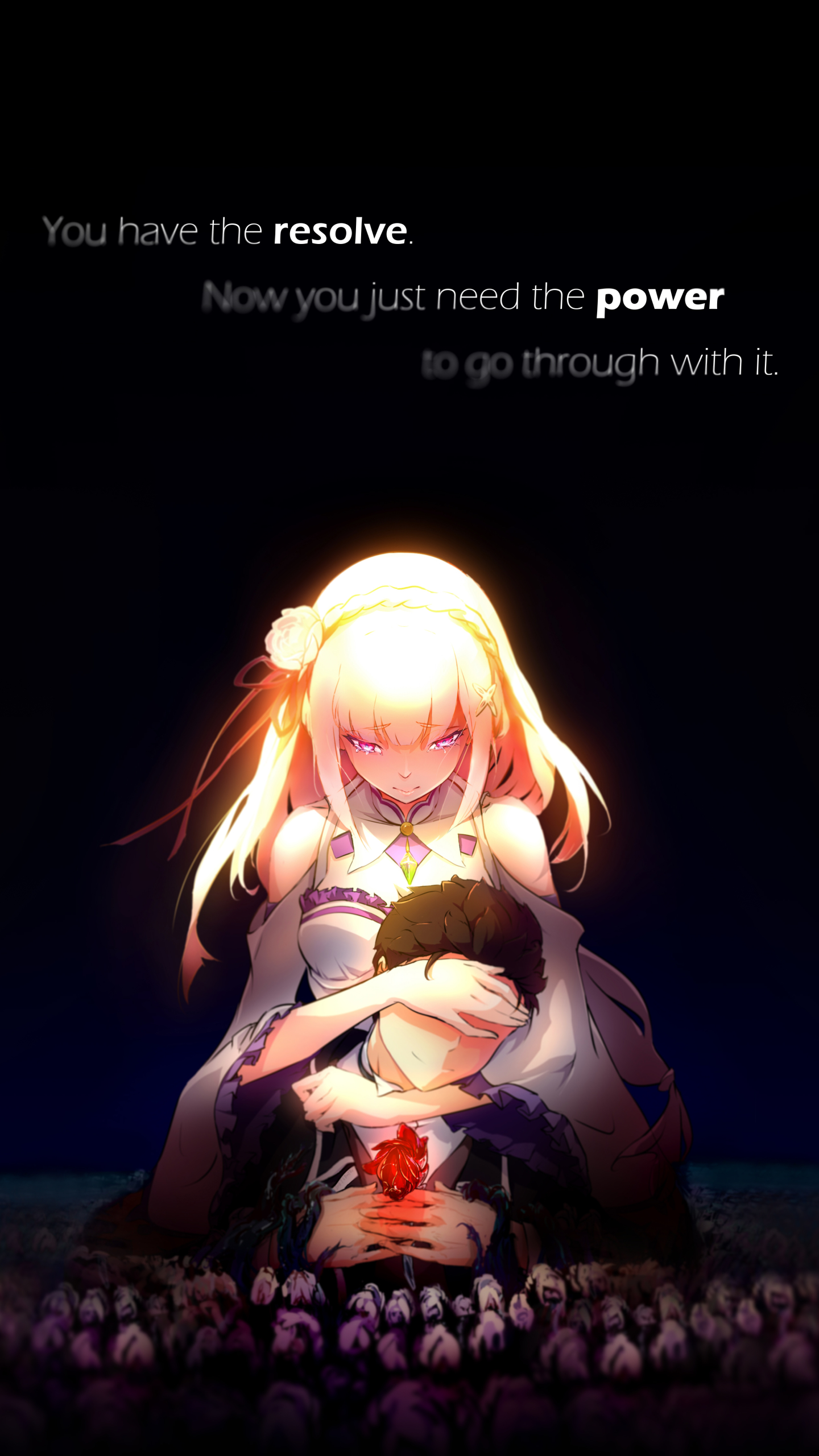 Descarga gratuita de fondo de pantalla para móvil de Animado, Emilia (Re:zero), Re:zero Comenzando La Vida En Otro Mundo, Subaru Natsuki.