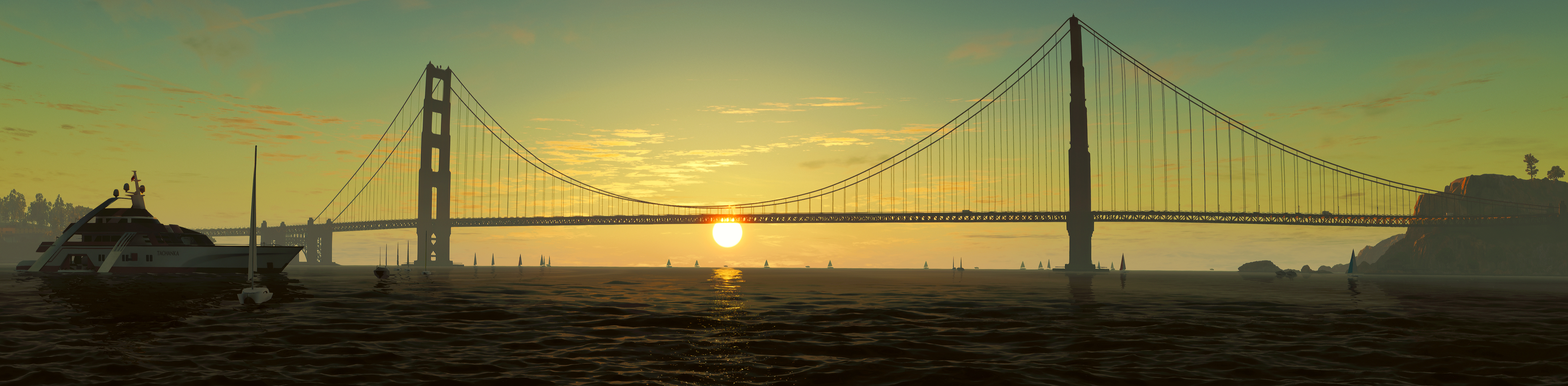 Download mobile wallpaper Watch Dogs, Golden Gate, Video Game, Watch Dogs 2 for free.