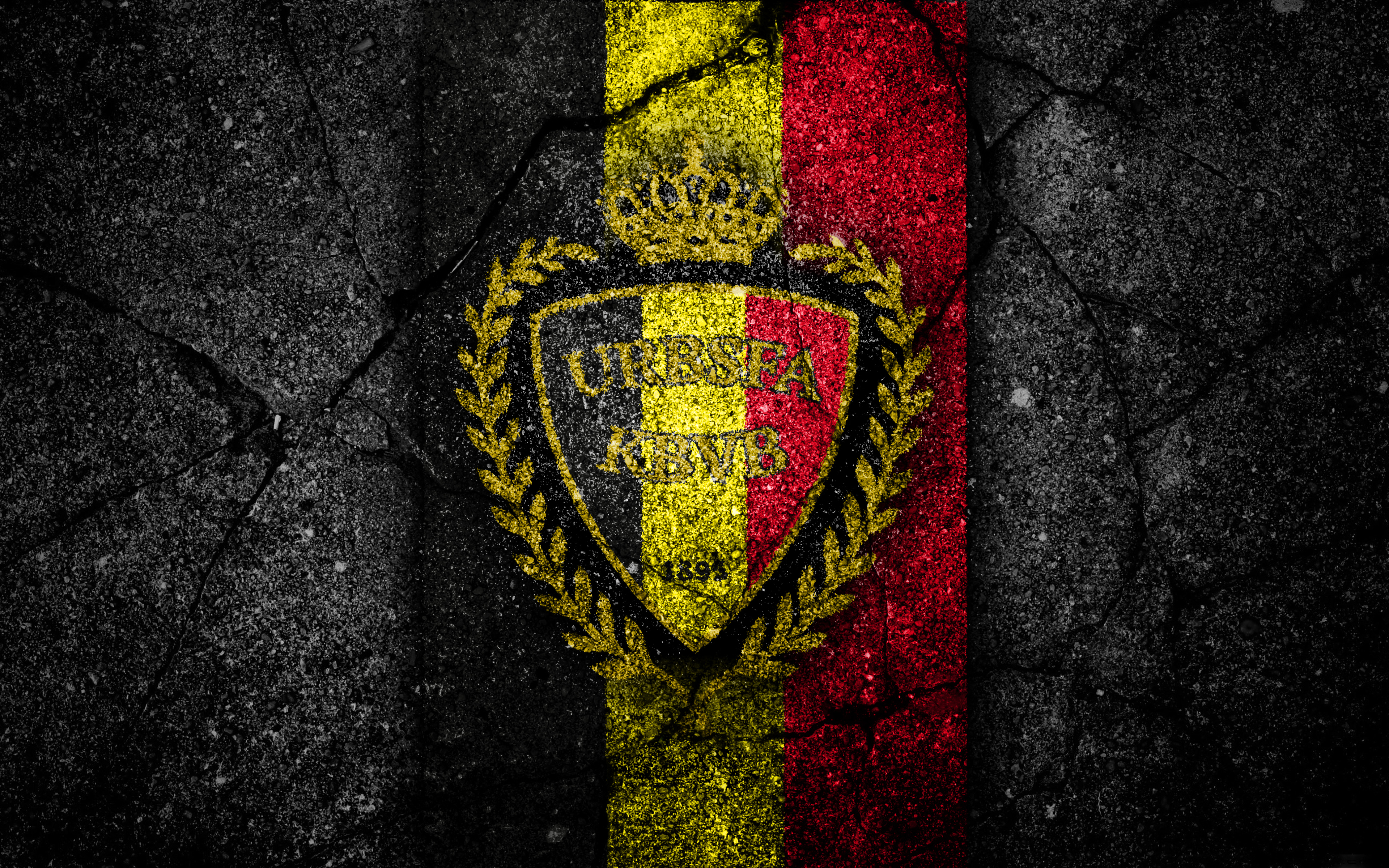 451725 скачать обои виды спорта, сборная бельгии по футболу, бельгия, эмблема, лого, футбол, футбольный - заставки и картинки бесплатно