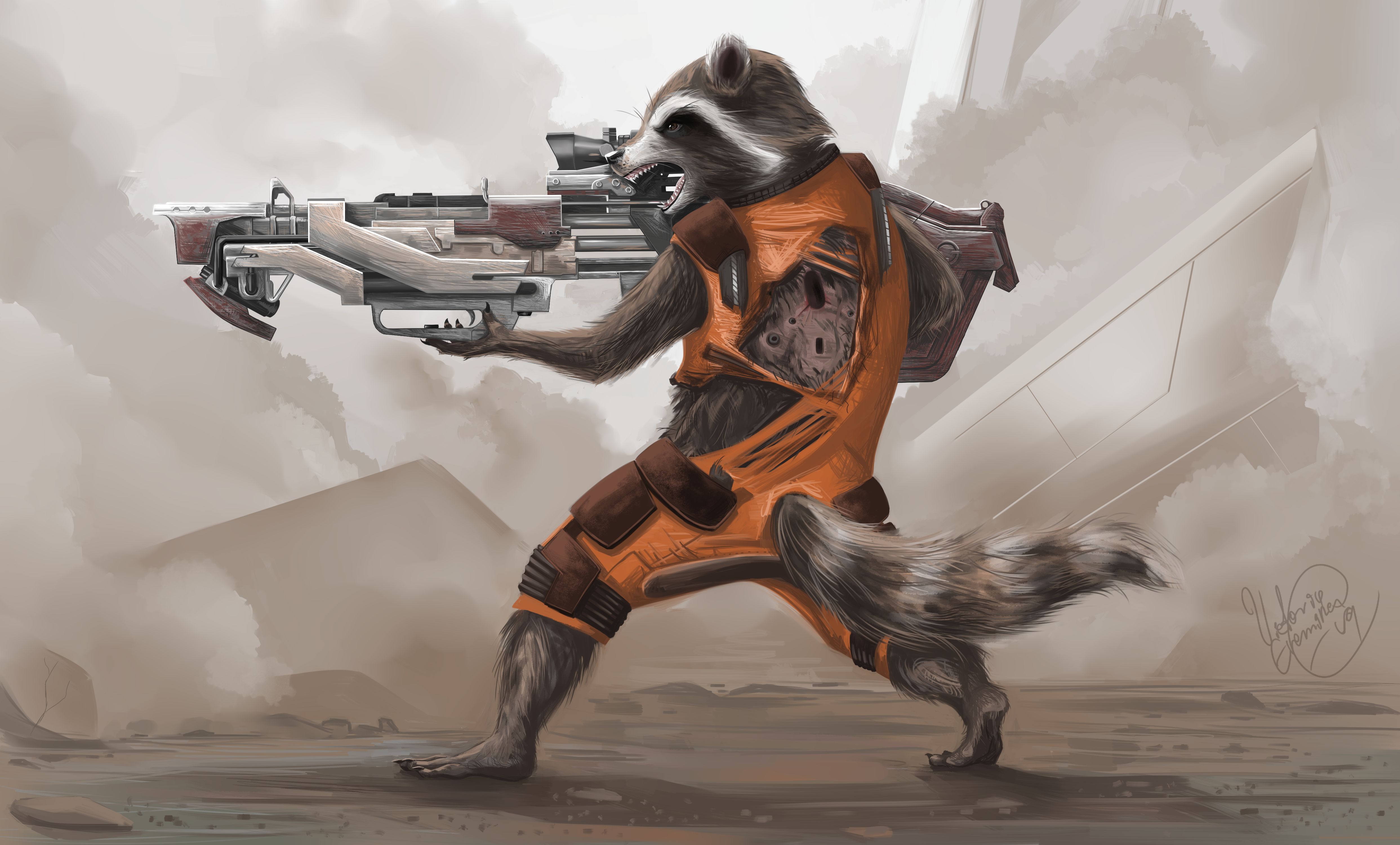 Baixe gratuitamente a imagem Arma, História Em Quadrinhos, Rocket Raccoon na área de trabalho do seu PC