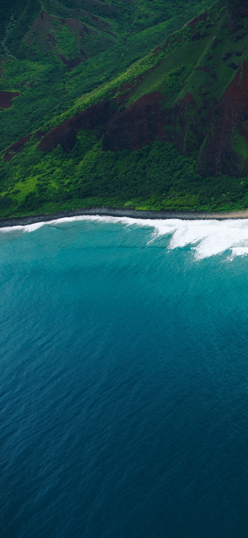 Скачати мобільні шпалери Земля, Гаваї, Берегова Лінія безкоштовно.