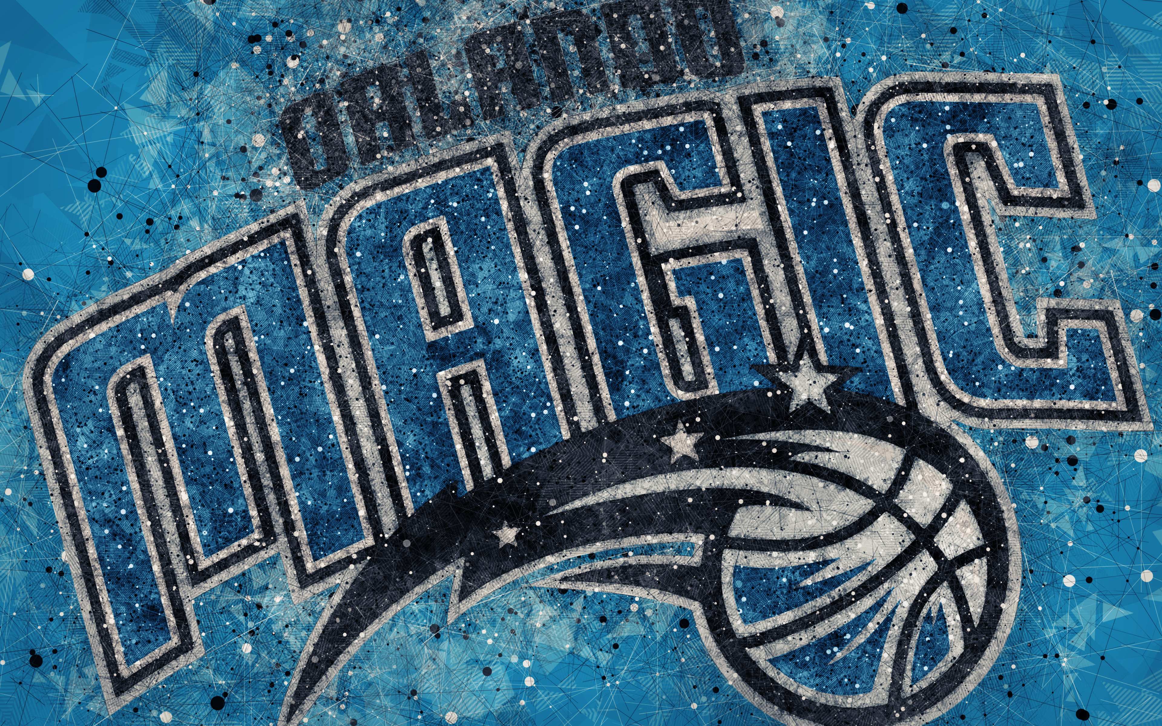 Téléchargez des papiers peints mobile Logo, Des Sports, Basket, Nba, La Magie D'orlando gratuitement.