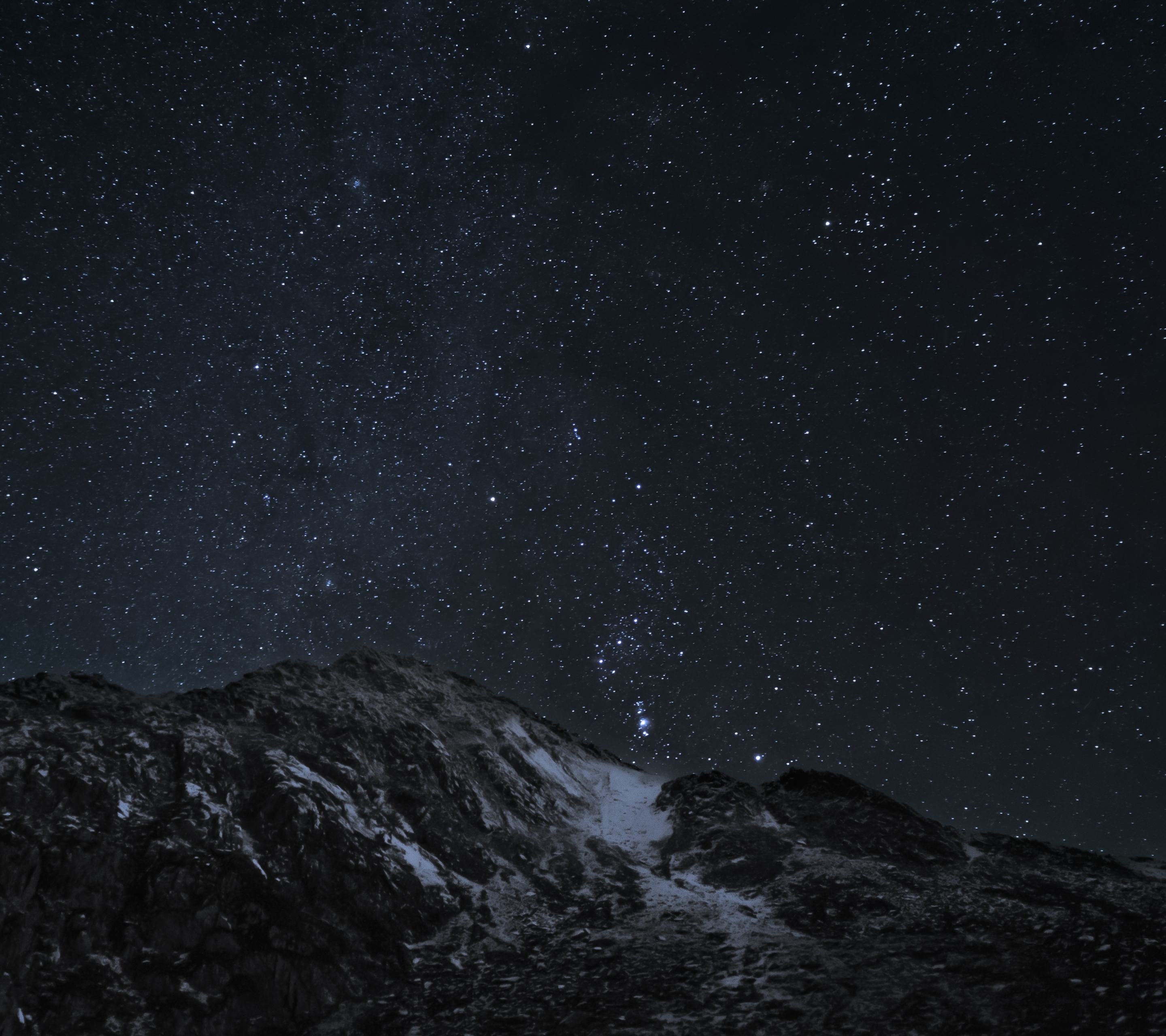 1226708 Hintergrundbild herunterladen erde/natur, nacht, snowdonia, berg, gebirge, sterne - Bildschirmschoner und Bilder kostenlos