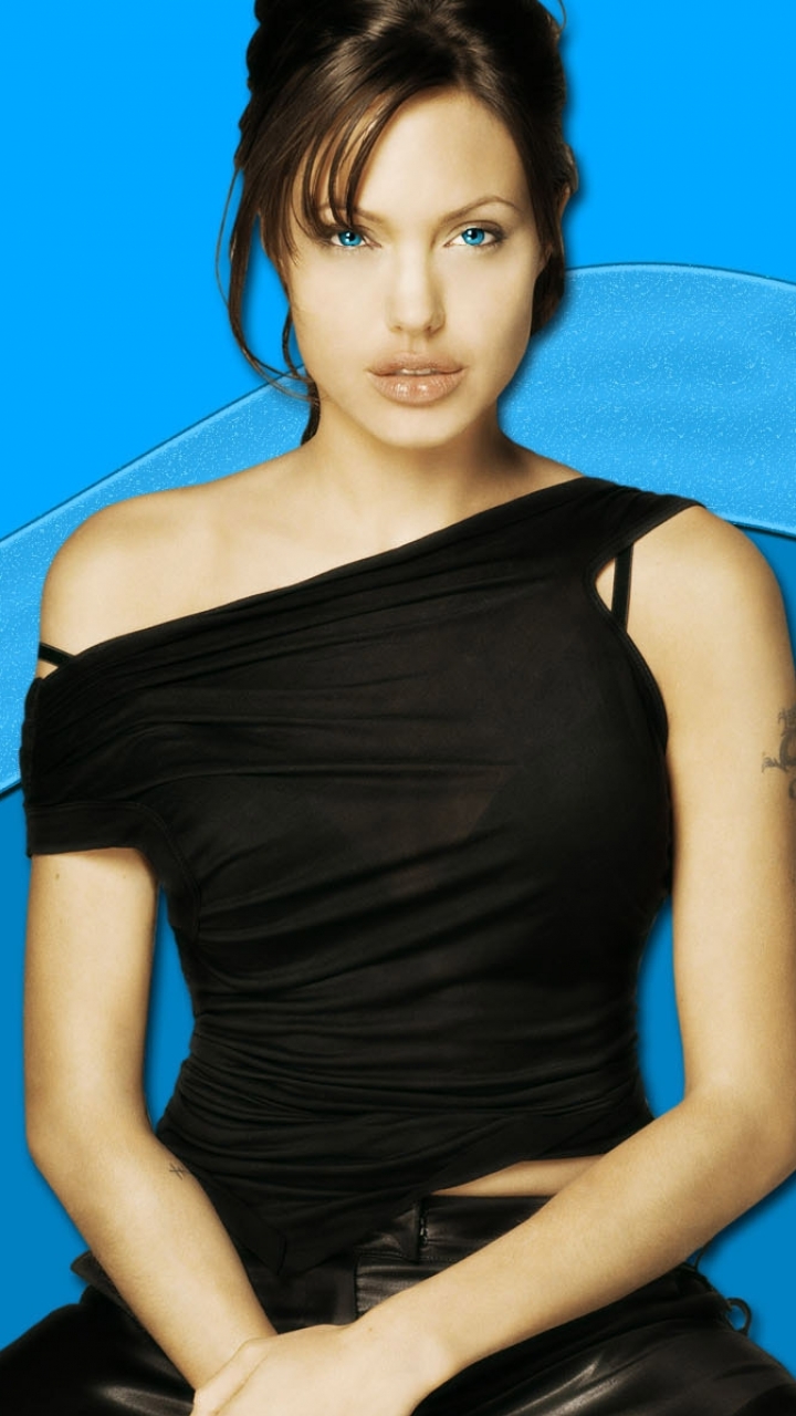 Handy-Wallpaper Angelina Jolie, Berühmtheiten kostenlos herunterladen.