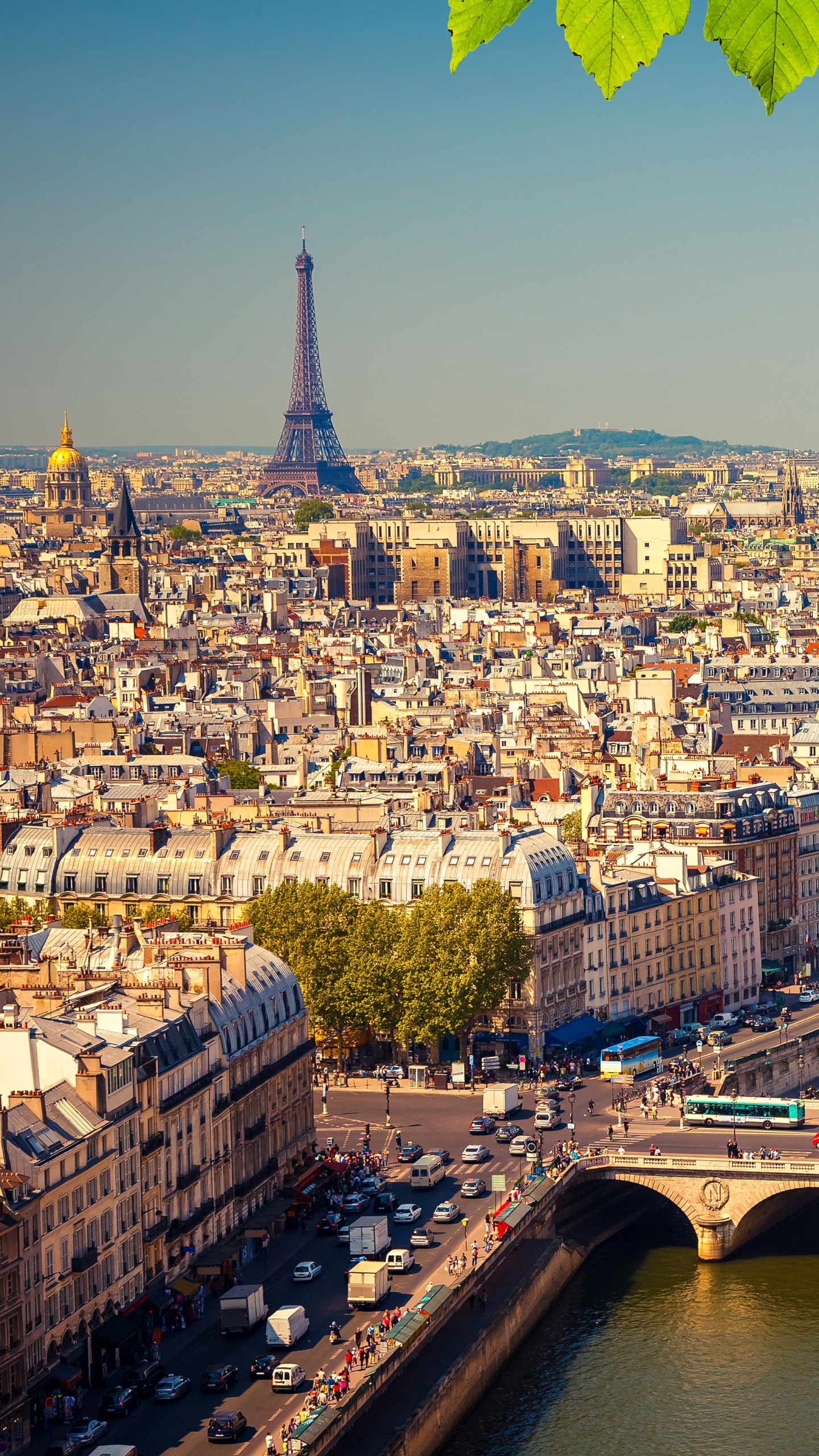 Download mobile wallpaper Cities, Paris, City, France, Panorama, Cityscape, Man Made for free.
