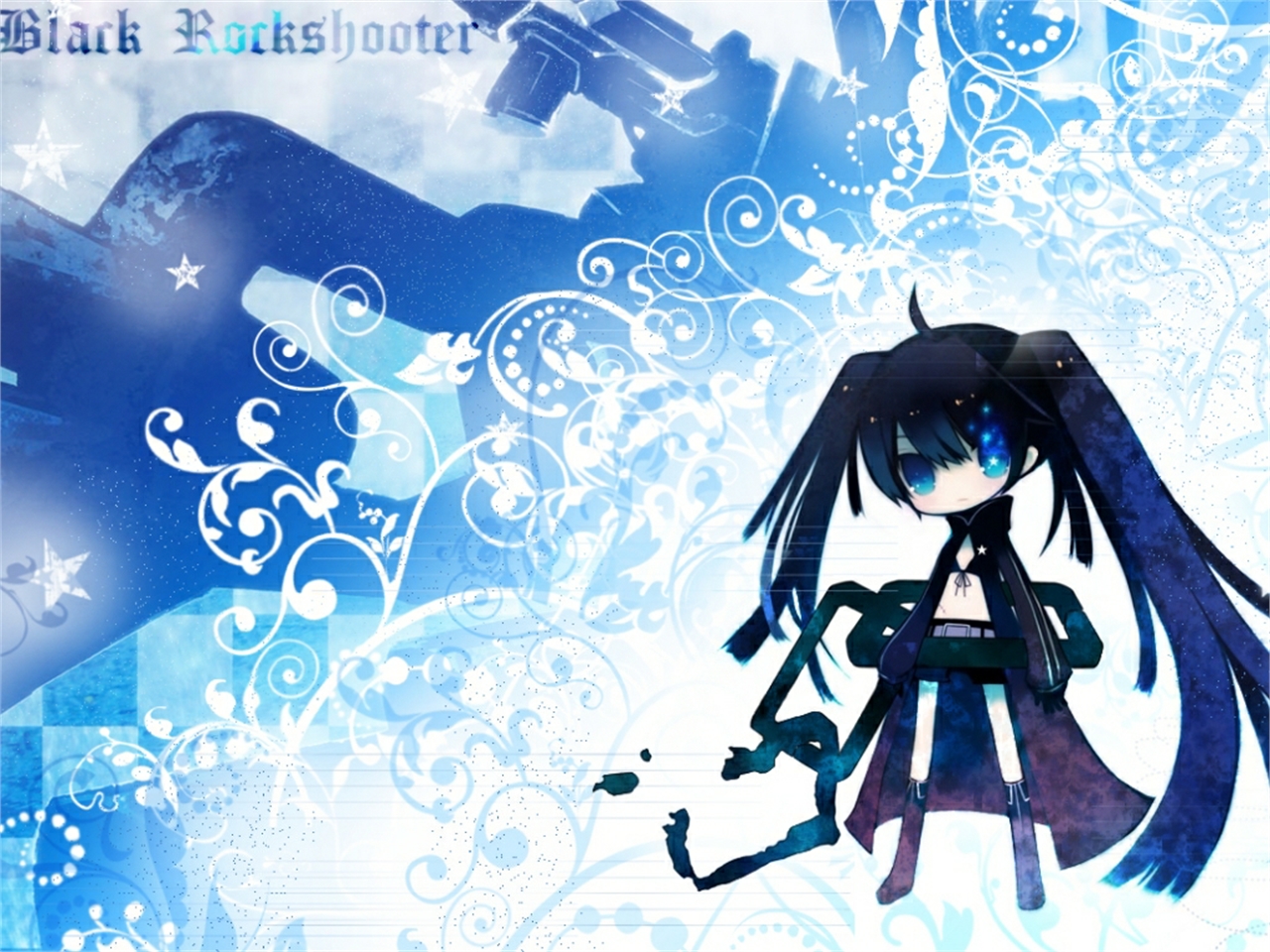 Free download wallpaper Anime, Black Rock Shooter on your PC desktop