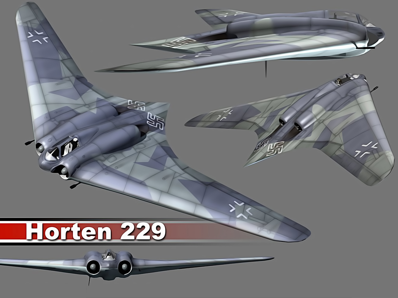 military, horten ho 229, aircraft, bomber, bombers