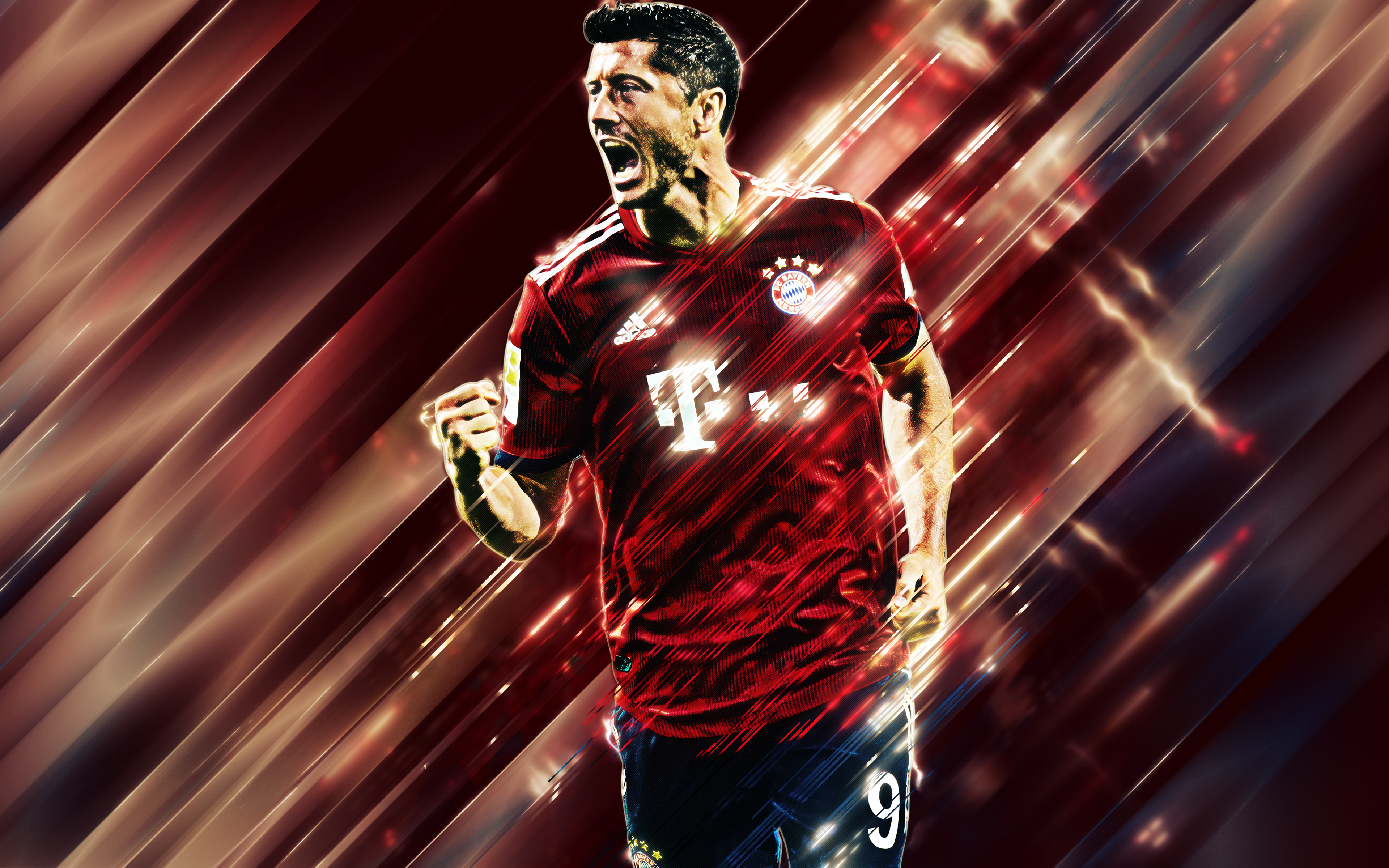 Laden Sie das Sport, Fußball, Fc Bayern München, Polieren, Robert Lewandowski-Bild kostenlos auf Ihren PC-Desktop herunter