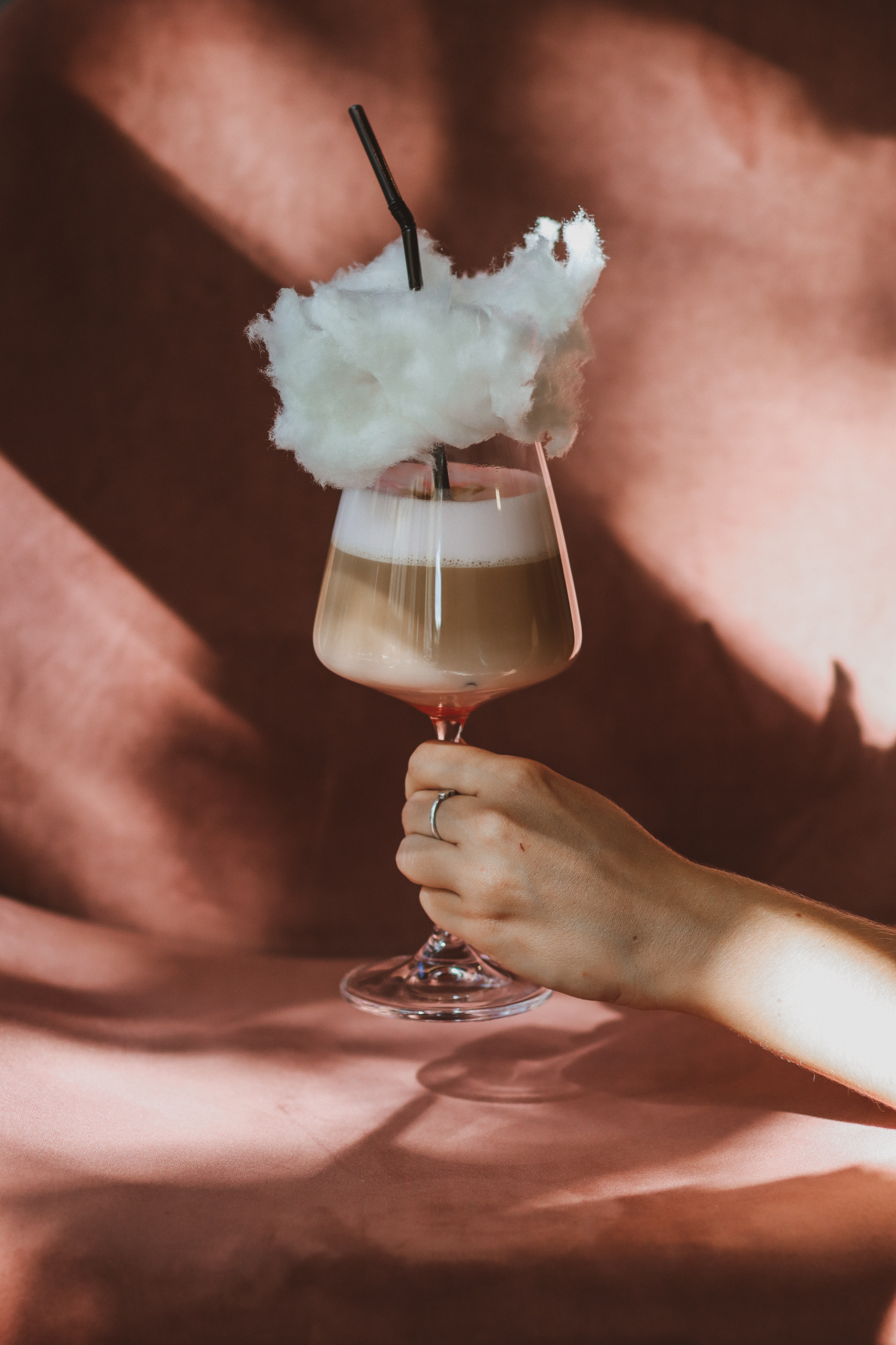 food, hand, drink, beverage, cocktail, cotton candy