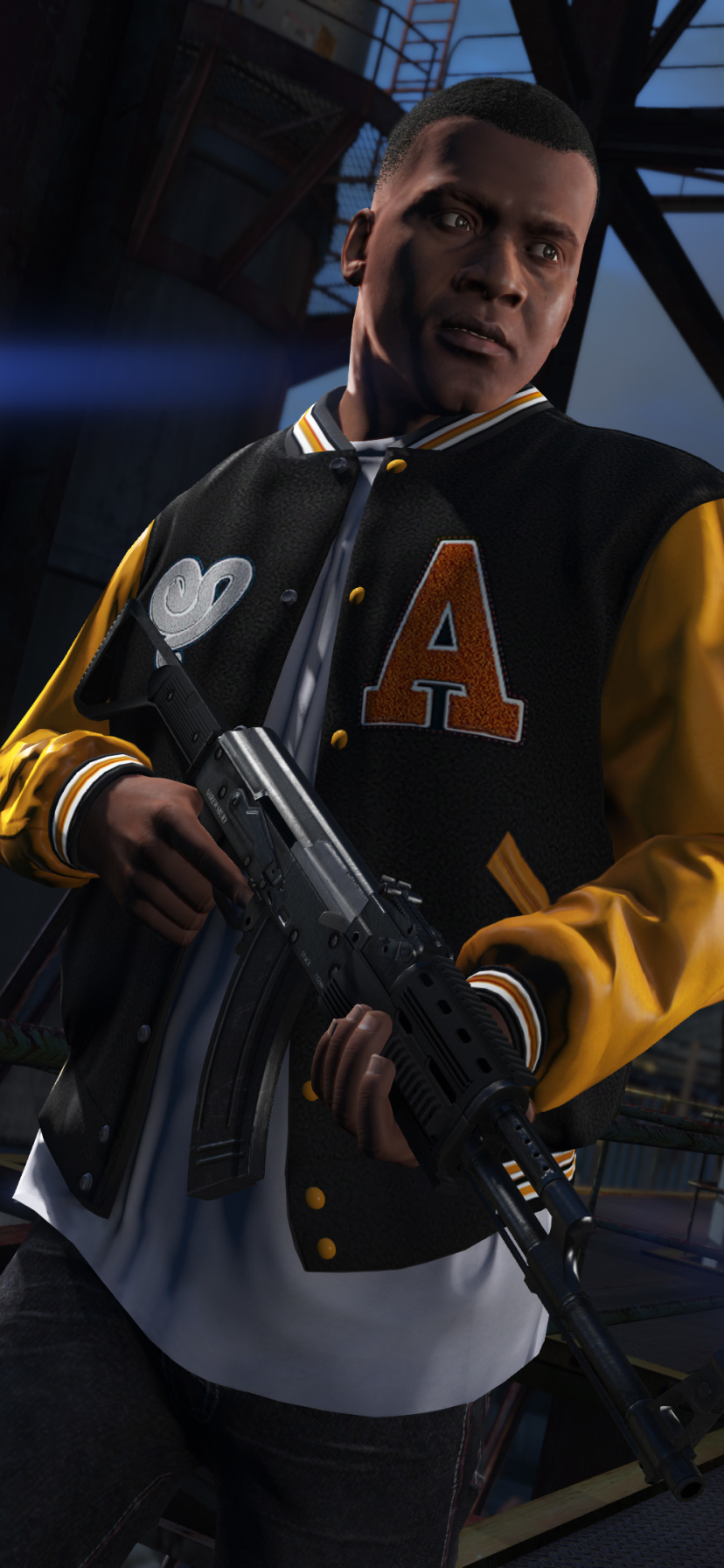 Download mobile wallpaper Video Game, Grand Theft Auto, Grand Theft Auto V, Franklin Clinton for free.