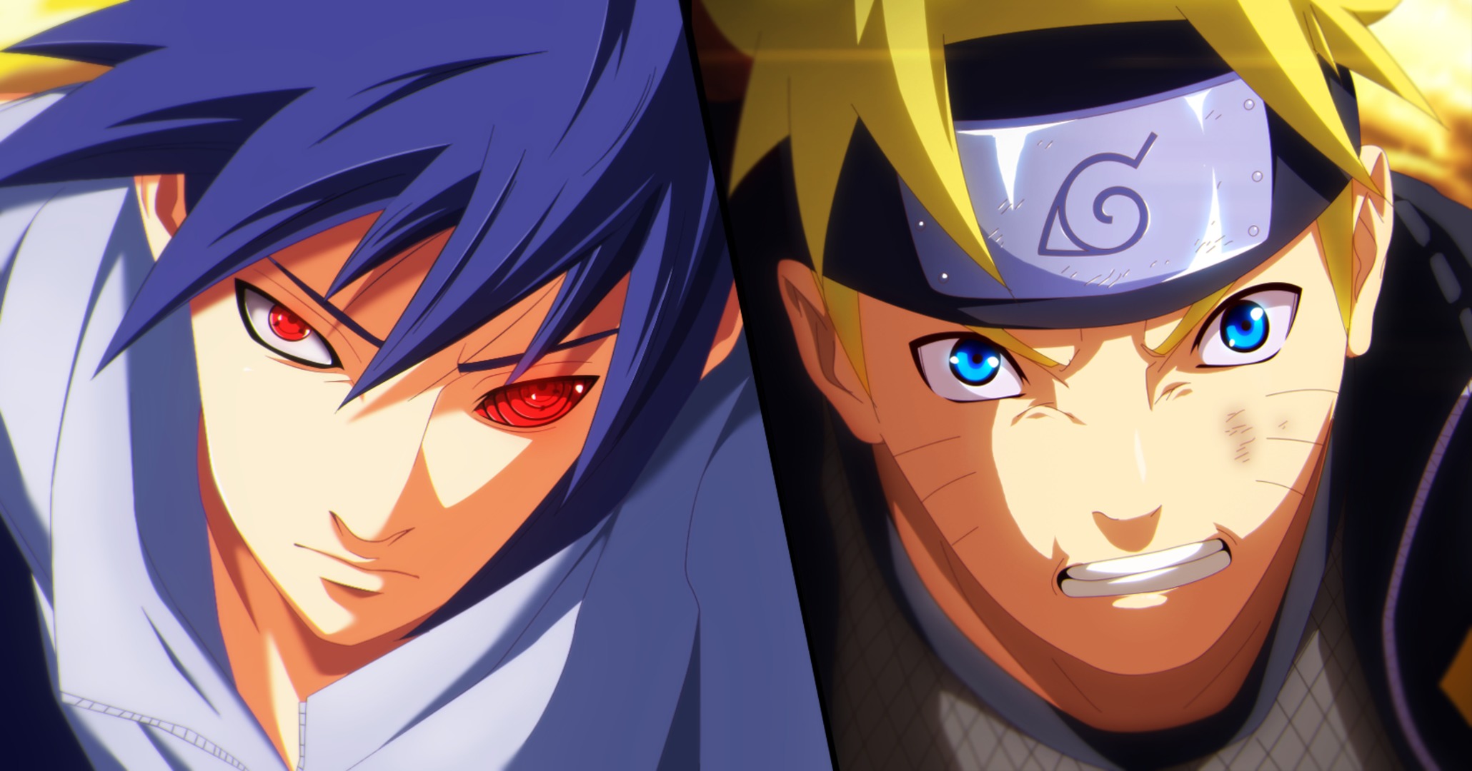 Free download wallpaper Anime, Naruto, Sasuke Uchiha, Naruto Uzumaki on your PC desktop