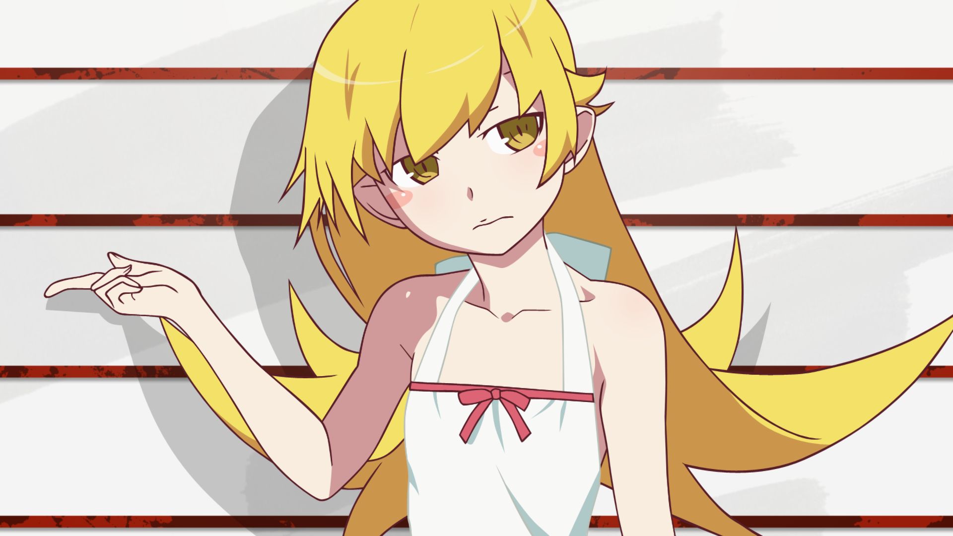  Shinobu Oshino Lock Screen PC Wallpaper