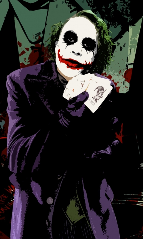 Handy-Wallpaper Batman, Joker, Comics, The Dark Knight kostenlos herunterladen.