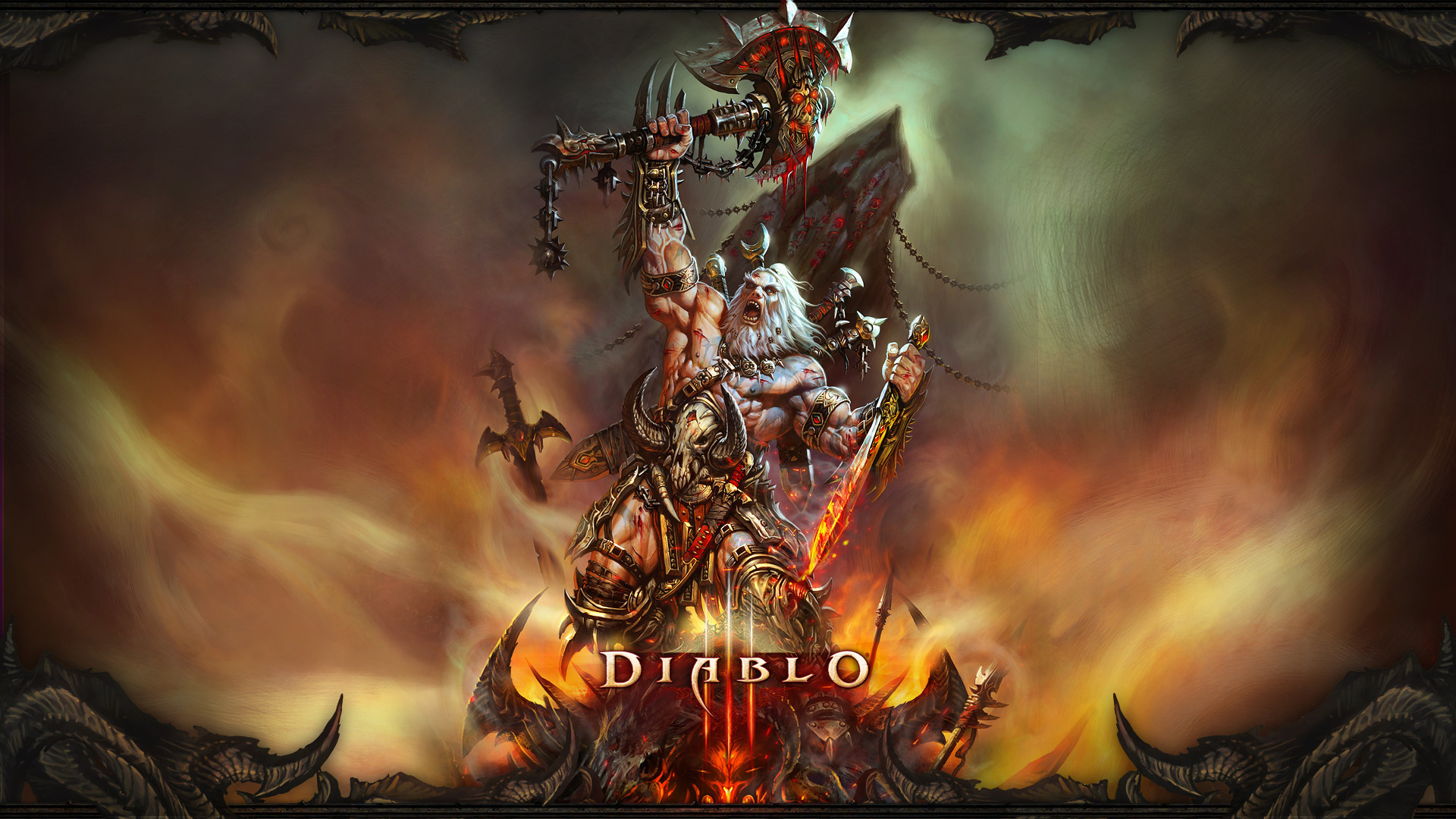 Free download wallpaper Barbarian (Diablo Iii), Diablo Iii, Diablo, Video Game on your PC desktop