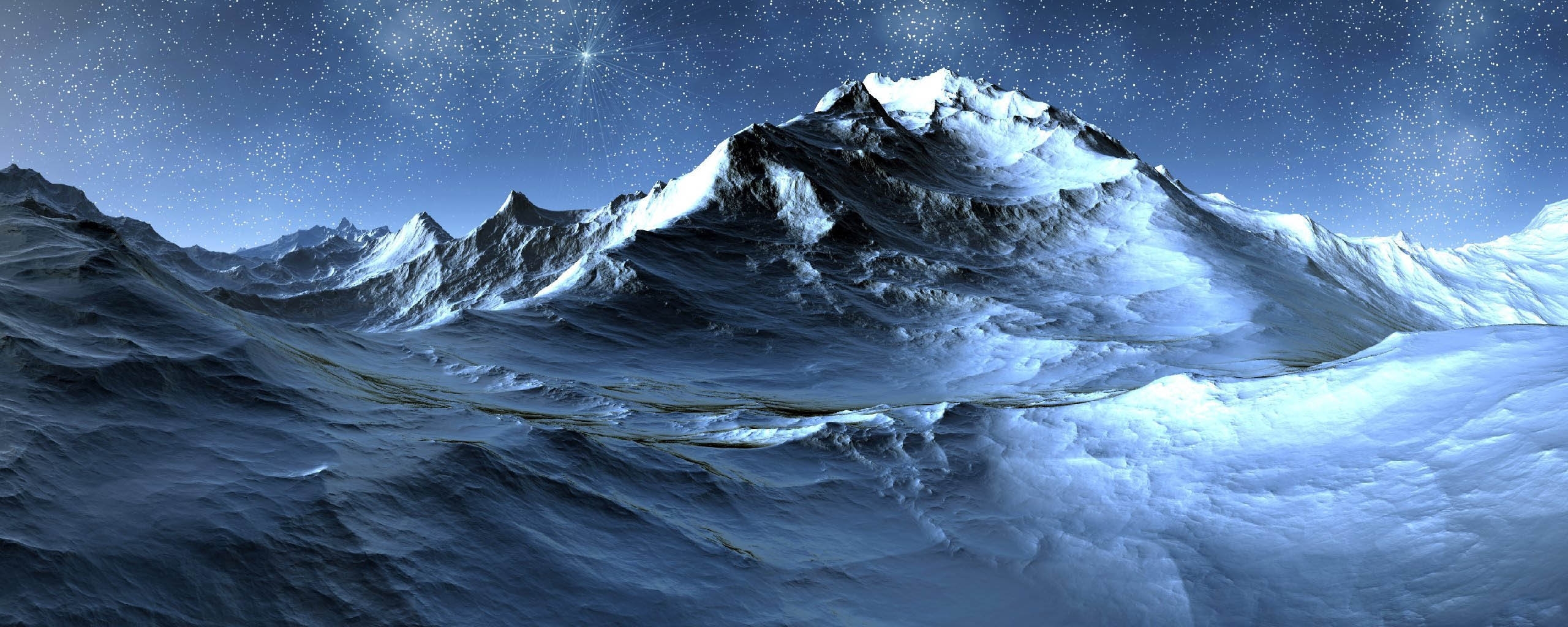 Laden Sie das Mountains, Landschaft, Schnee-Bild kostenlos auf Ihren PC-Desktop herunter