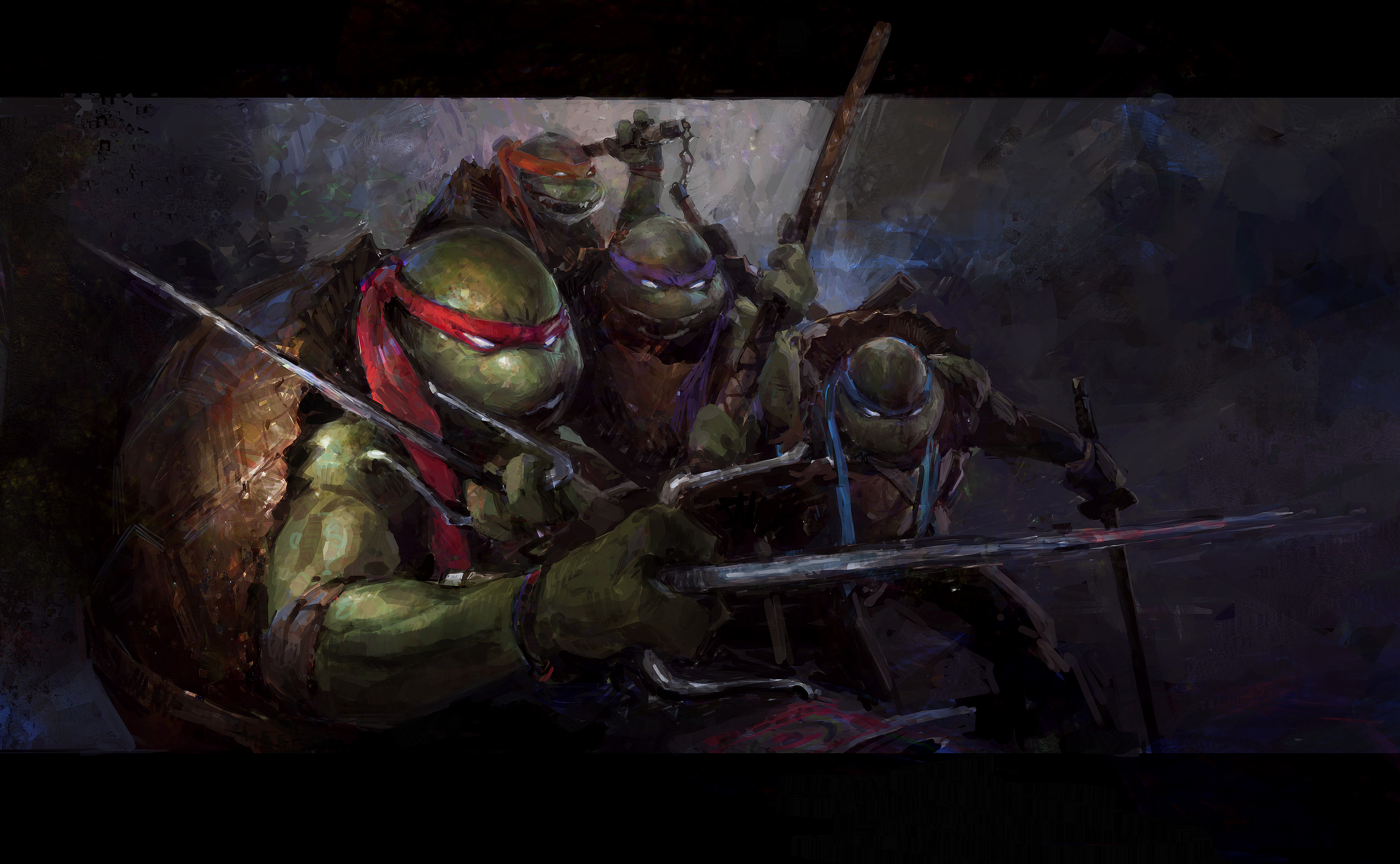Handy-Wallpaper Teenage Mutant Ninja Turtles, Donatello (Tmnt), Comics, Raffael (Tmnt), Michelangelo (Tmnt), Leonardo (Tmnt) kostenlos herunterladen.