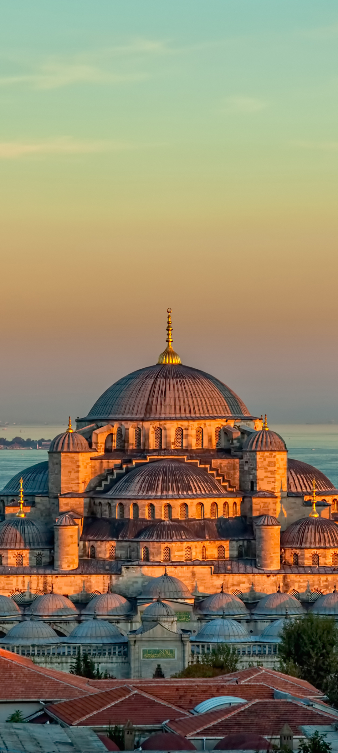 Download mobile wallpaper Architecture, Building, Dome, Turkey, Mosque, Istanbul, Religious, Sultan Ahmed Mosque, Mosques for free.