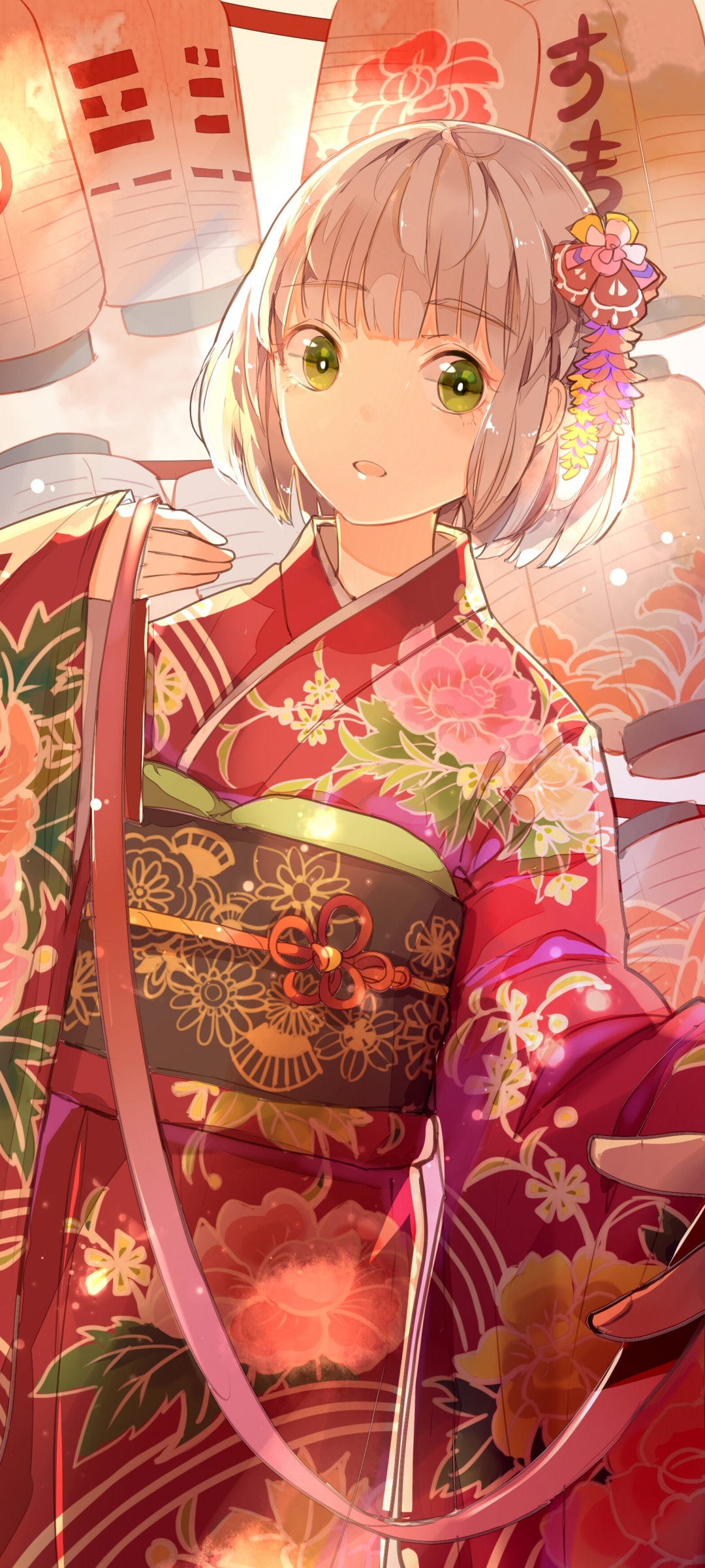 Handy-Wallpaper Kimono, Original, Animes kostenlos herunterladen.