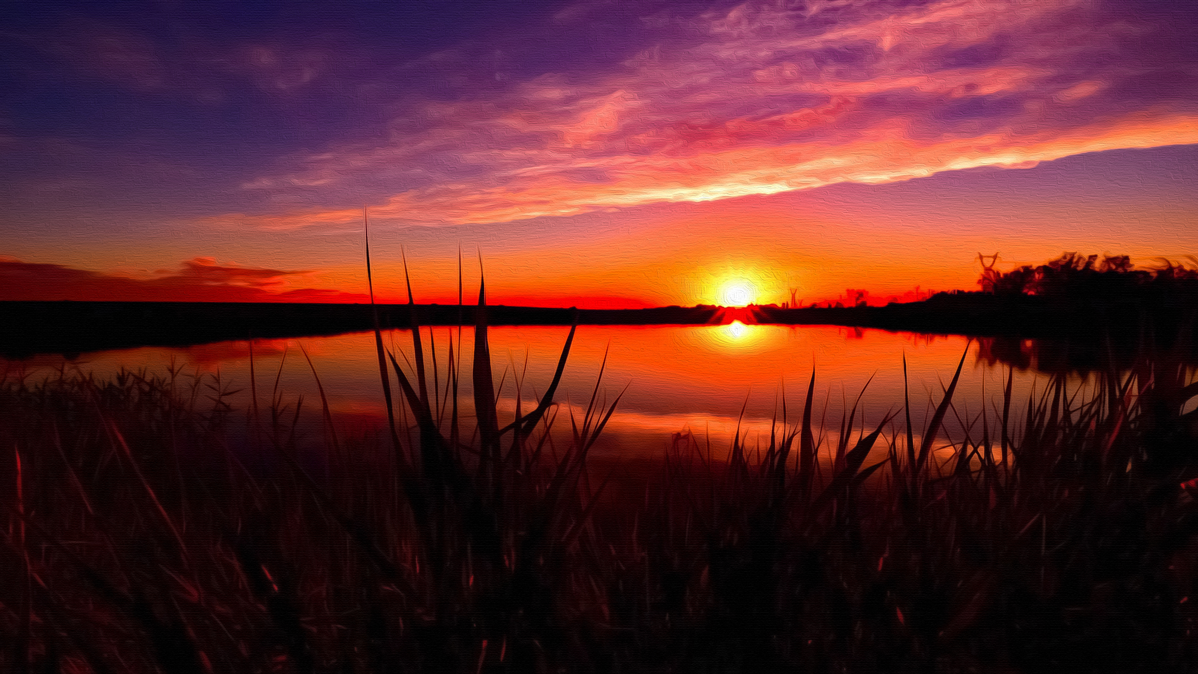 Téléchargez gratuitement l'image Coucher De Soleil, Lac, Terre/nature sur le bureau de votre PC