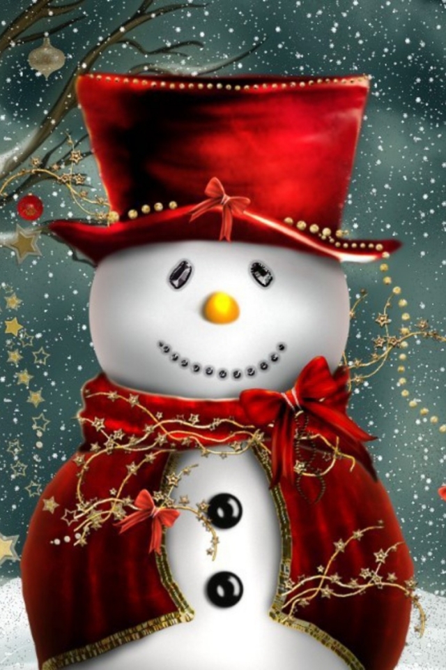 Téléchargez des papiers peints mobile Noël, Vacances, Décorations De Noël, Bonhomme De Neige, Chapeau, Flocon De Neige, Neiger gratuitement.