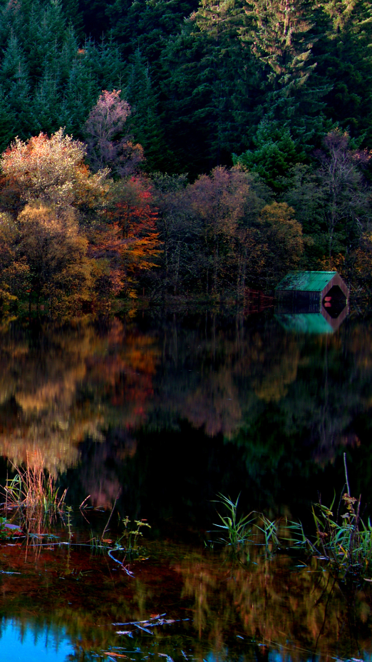 Download mobile wallpaper Lake, Reflection, Boat, Photography for free.