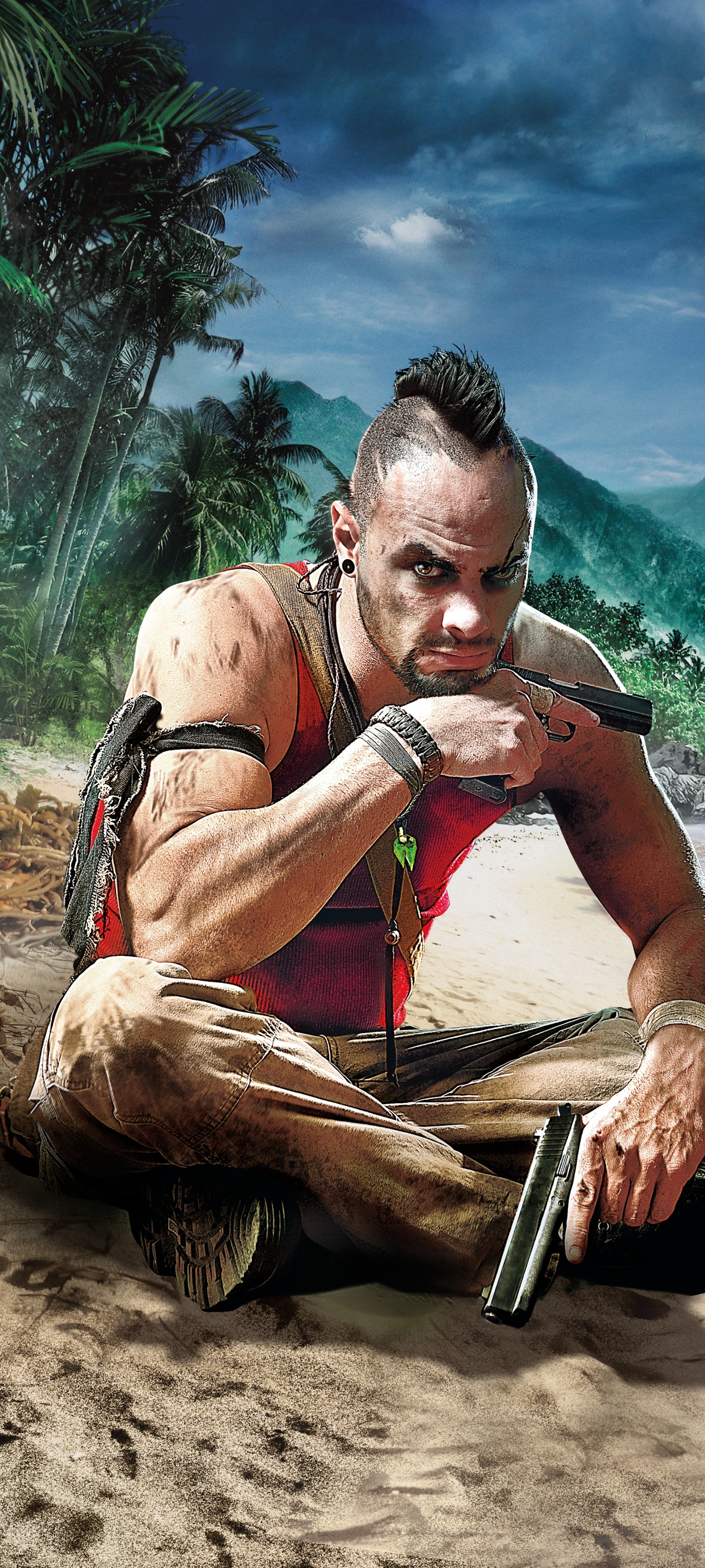 Handy-Wallpaper Computerspiele, Ferner Schrei, Far Cry 3, Vaas Montenegro kostenlos herunterladen.