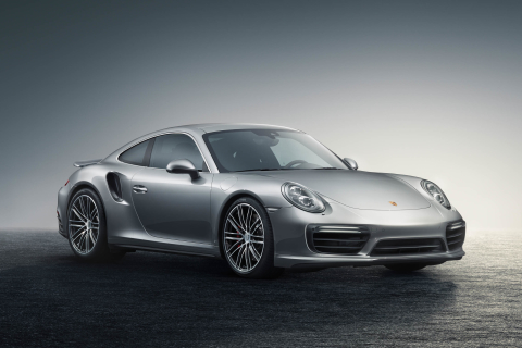 Download mobile wallpaper Porsche, Car, Porsche 911, Vehicle, Vehicles, Silver Car, Porsche 911 Turbo for free.