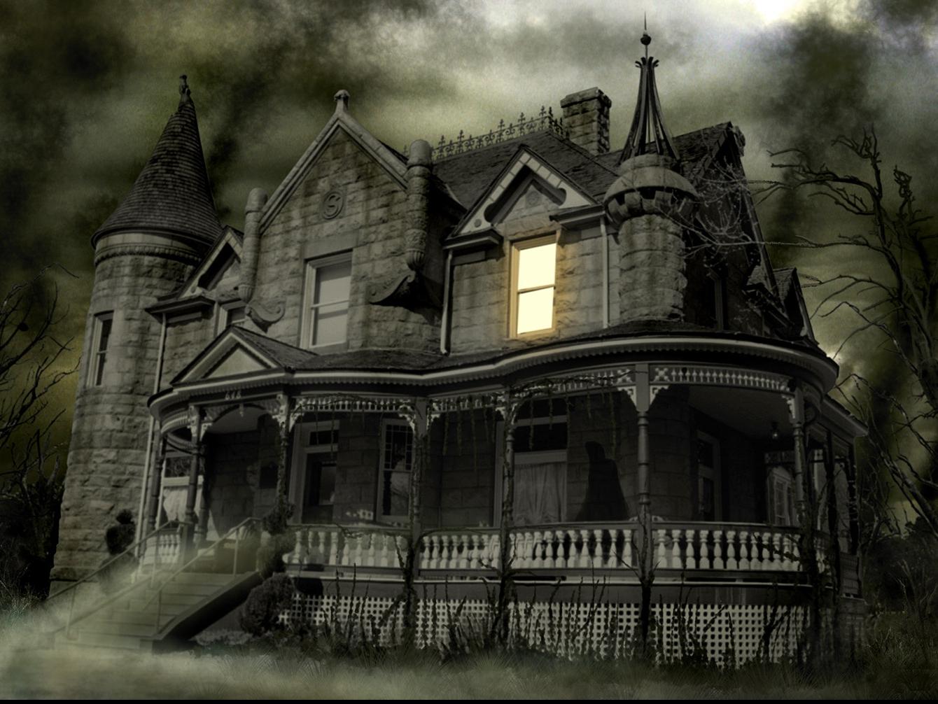 haunted house, dark, haunted, halloween, holiday, spooky HD wallpaper