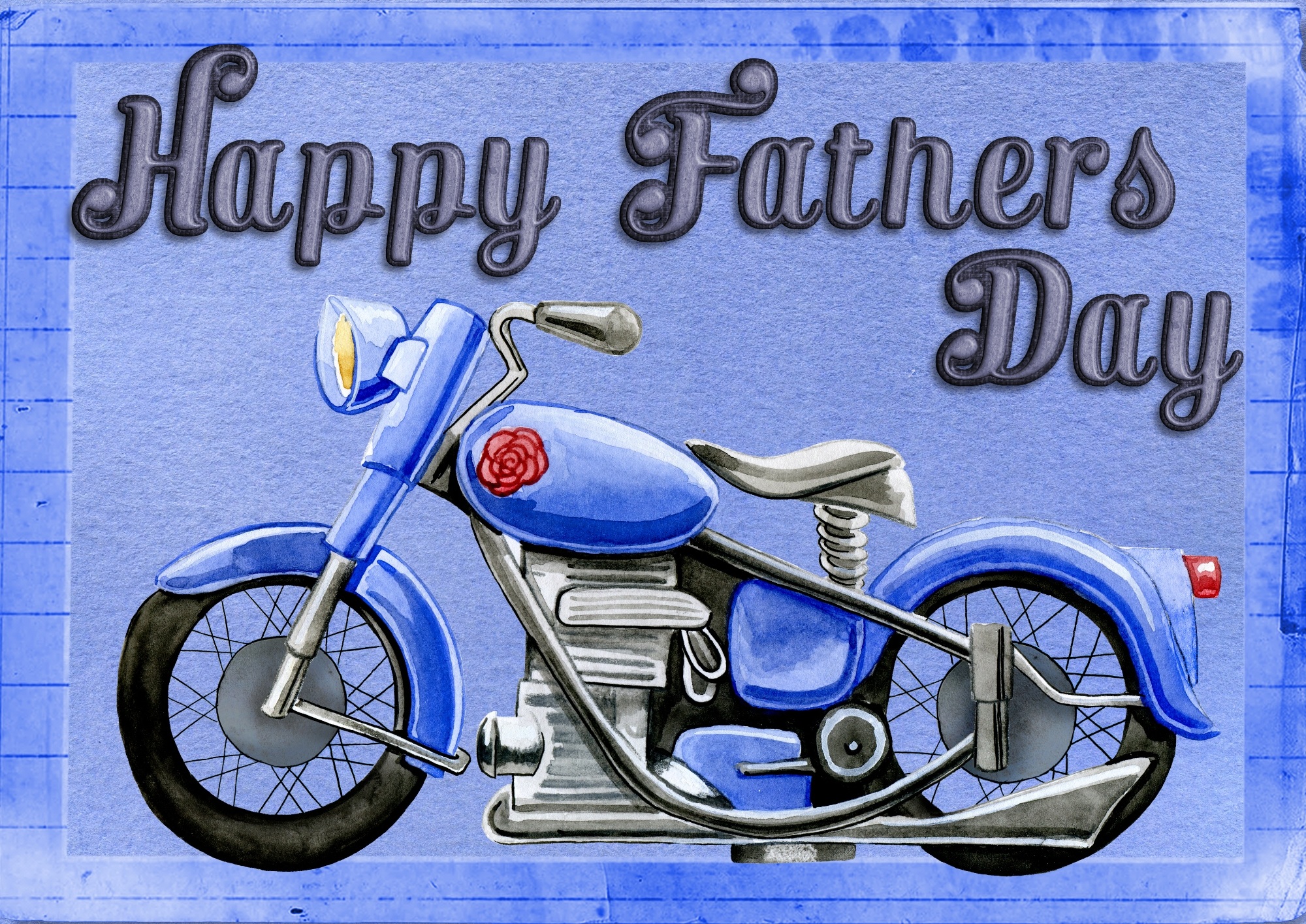 756977 завантажити картинку свято, день батька, картка, мотоцикл - шпалери і заставки безкоштовно