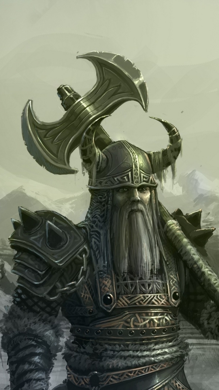 Descarga gratuita de fondo de pantalla para móvil de Fantasía, Vikingo.