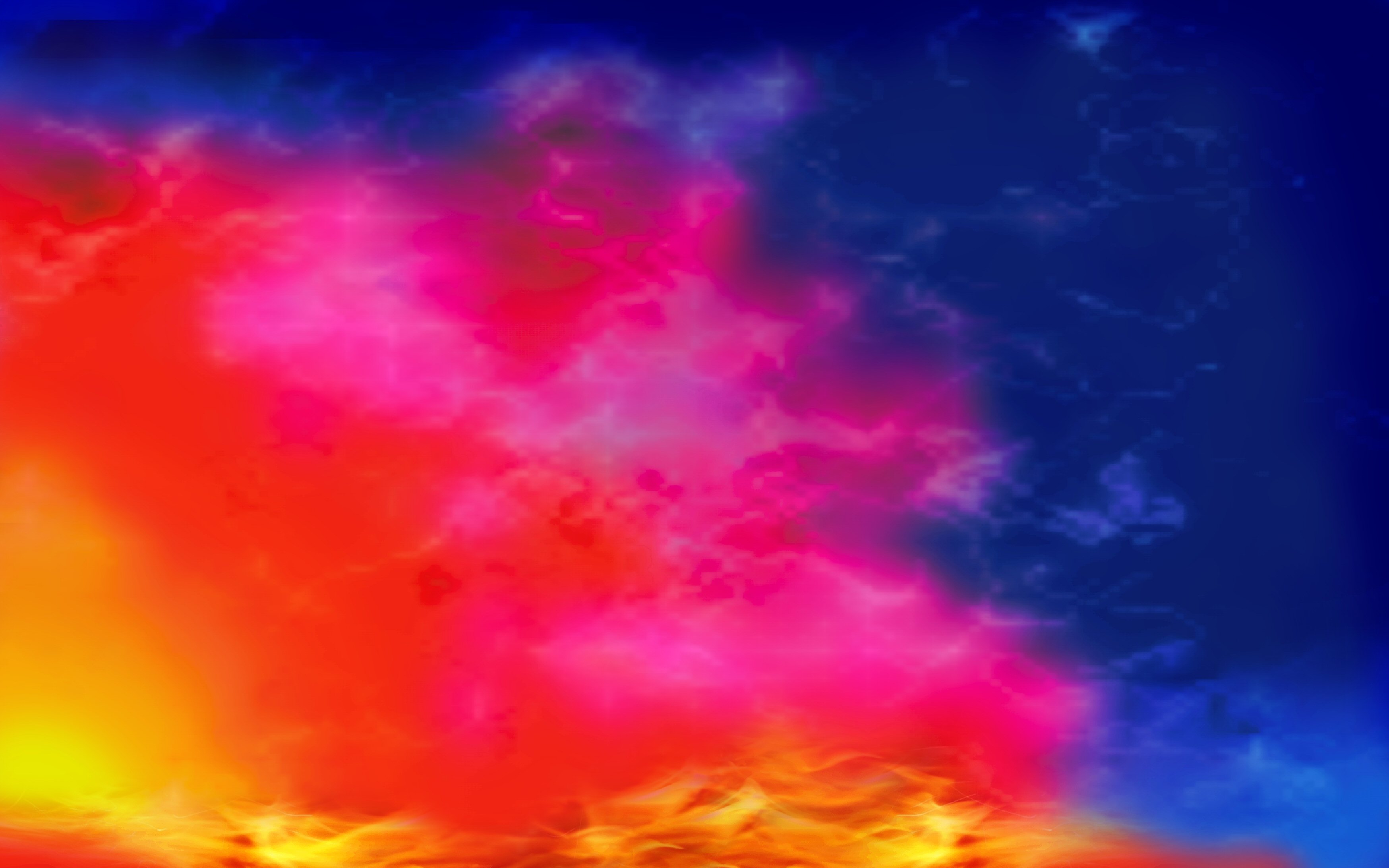 Laden Sie das Rosa, Bunt, Wolken, Himmel, Künstlerisch-Bild kostenlos auf Ihren PC-Desktop herunter