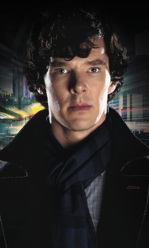 Handy-Wallpaper Schauspieler, Sherlock, Benedict Cumberbatch, Fernsehserien, Sherlock Holmes kostenlos herunterladen.