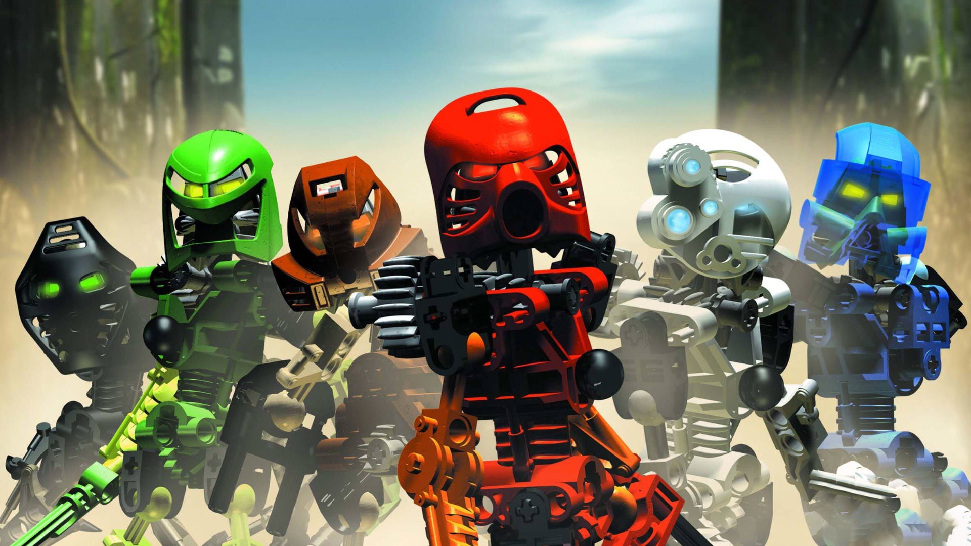 Laden Sie Lego Bionicle HD-Desktop-Hintergründe herunter