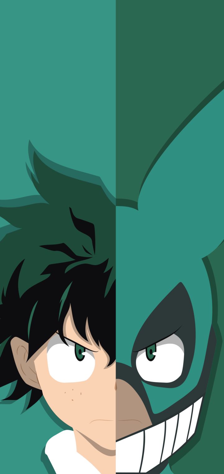 Handy-Wallpaper Animes, Izuku Midoriya, Boku No Hero Academia kostenlos herunterladen.