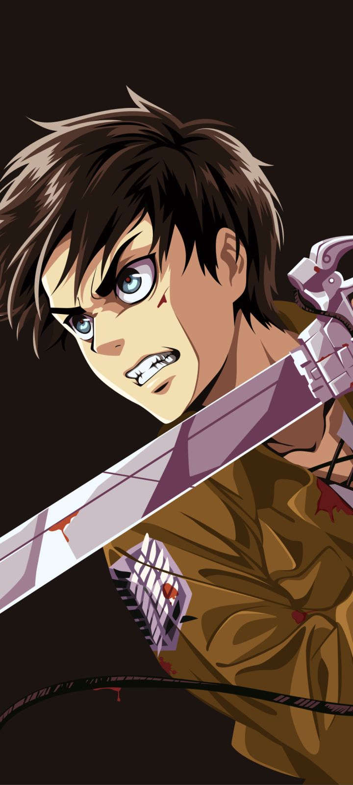 Handy-Wallpaper Animes, Eren Jäger, Shingeki Kein Kyojin, Attack On Titan kostenlos herunterladen.