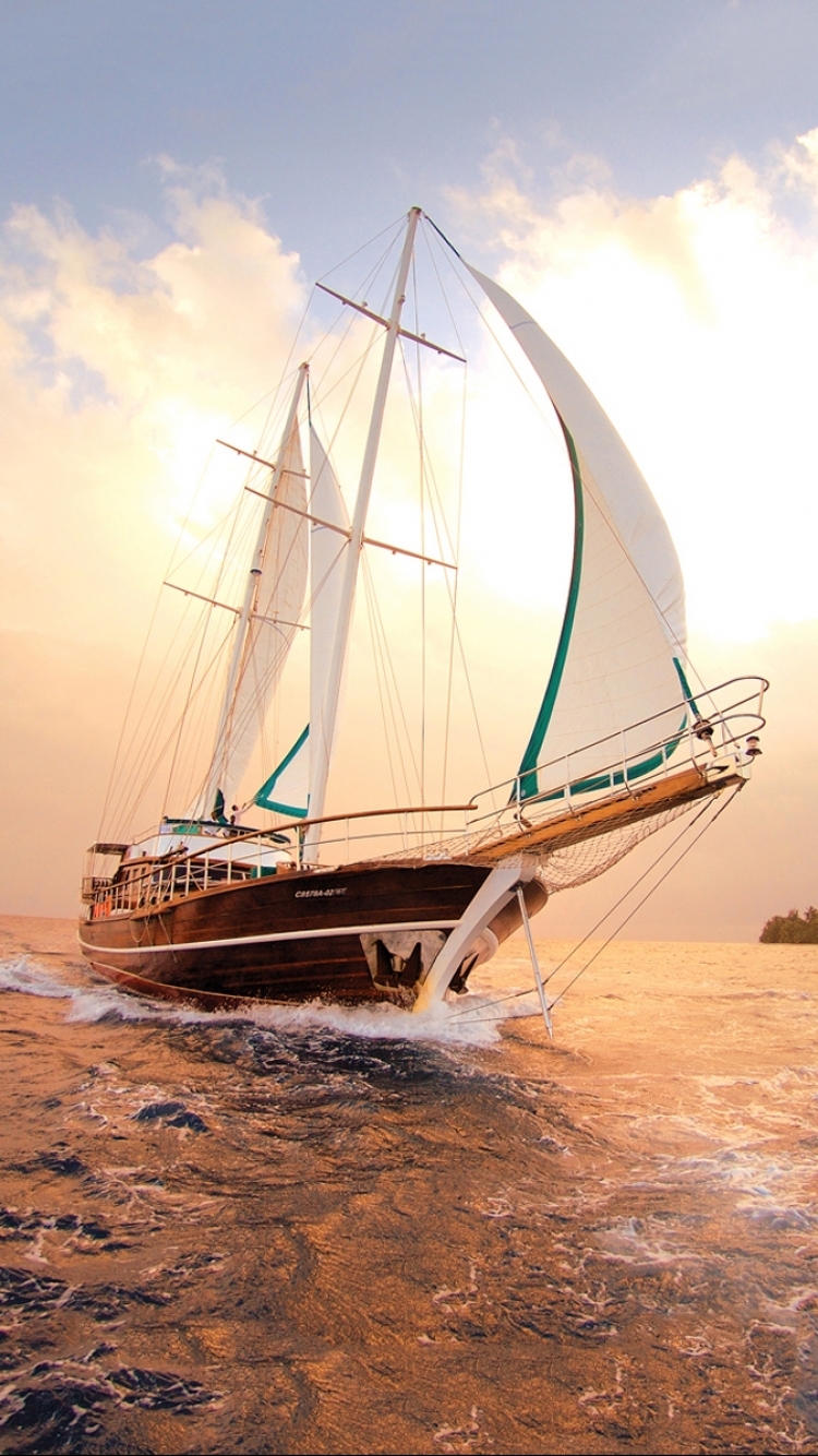 Download mobile wallpaper Sailboat, Vehicles for free.