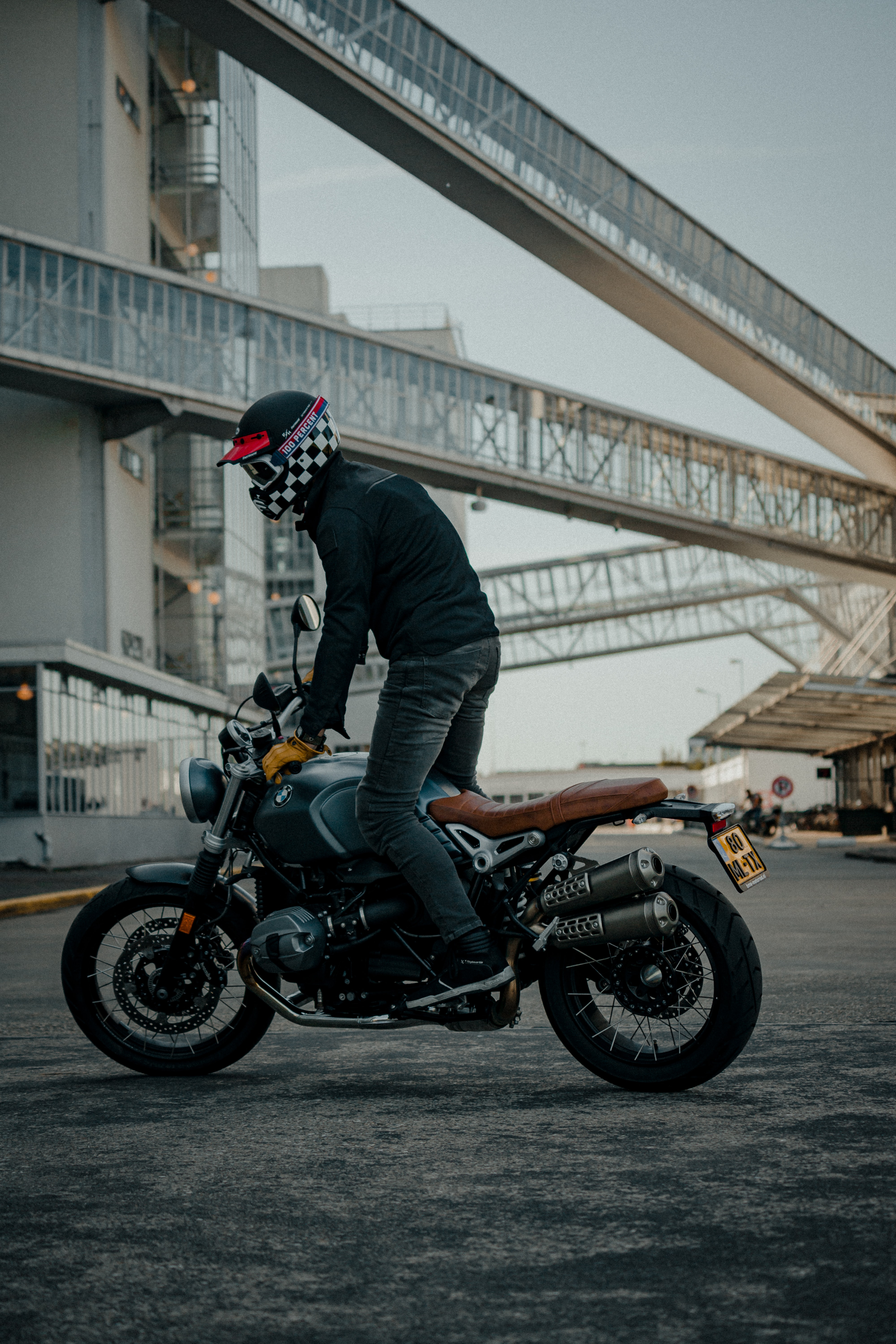 side view, bmw, motorcycles, motorcyclist, helmet, motorcycle download HD wallpaper
